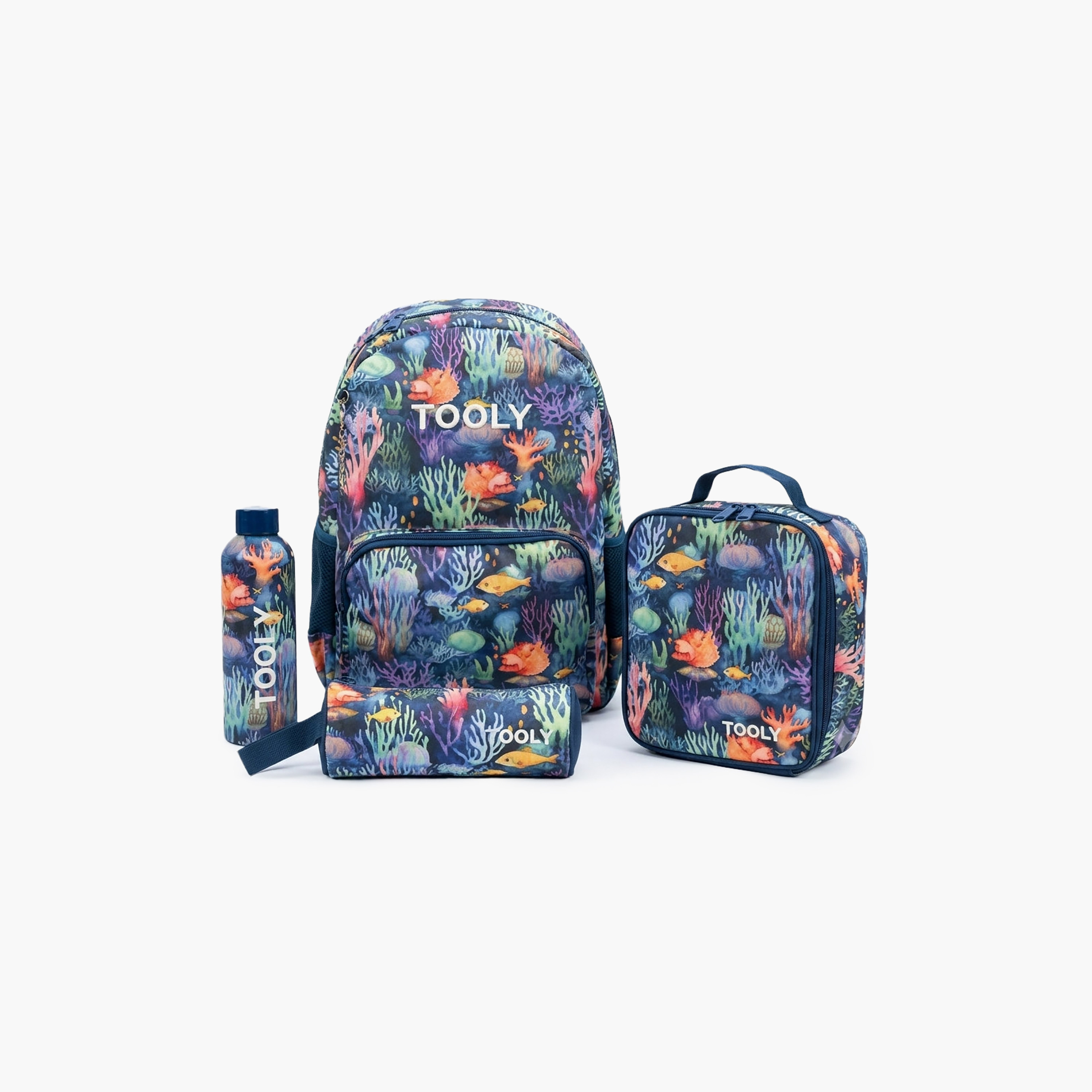 Tooly High Kids 4-Piece School Backpack Set with Pencil Case and Water Bottle - 17 Inch-school-bagsandbackpacks-backpacks-image-6