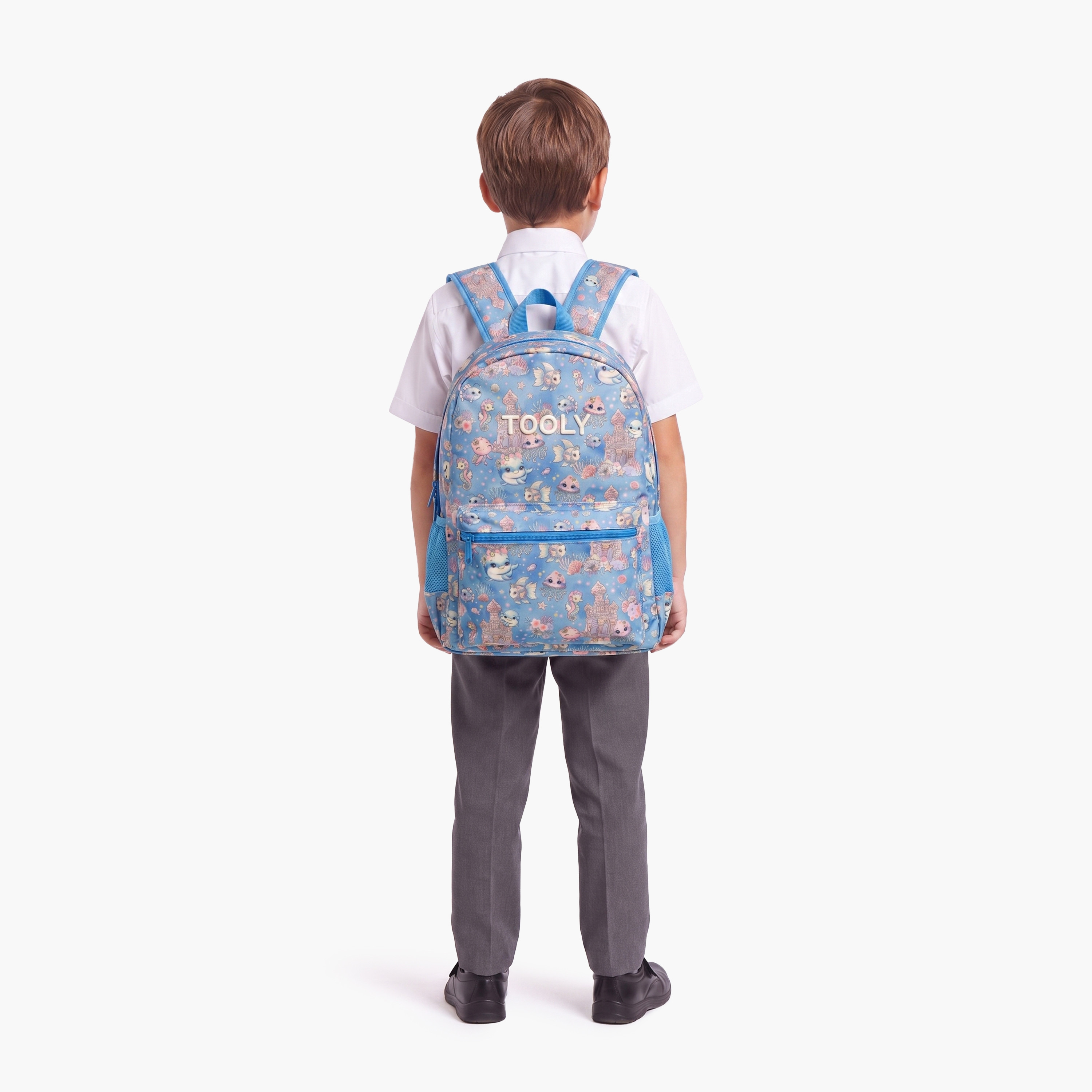 طقم حقيبة ظهر مدرسية للأطفال من تولي هاي مكون من 4 قطع مع مقلمة وزجاجة ماء - 17 بوصة-school-bagsandbackpacks-backpacks-image-7