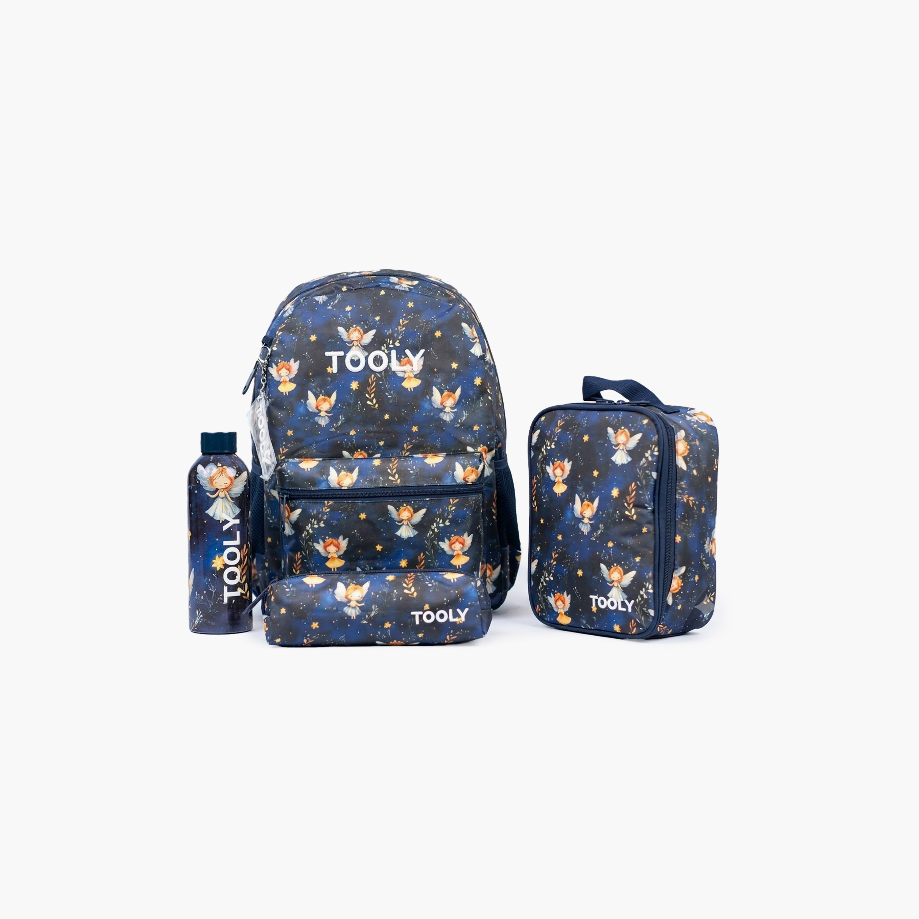 Tooly High Kids 4-Piece School Backpack Set with Pencil Case and Water Bottle - 17 Inch-school-bagsandbackpacks-backpacks-image-6