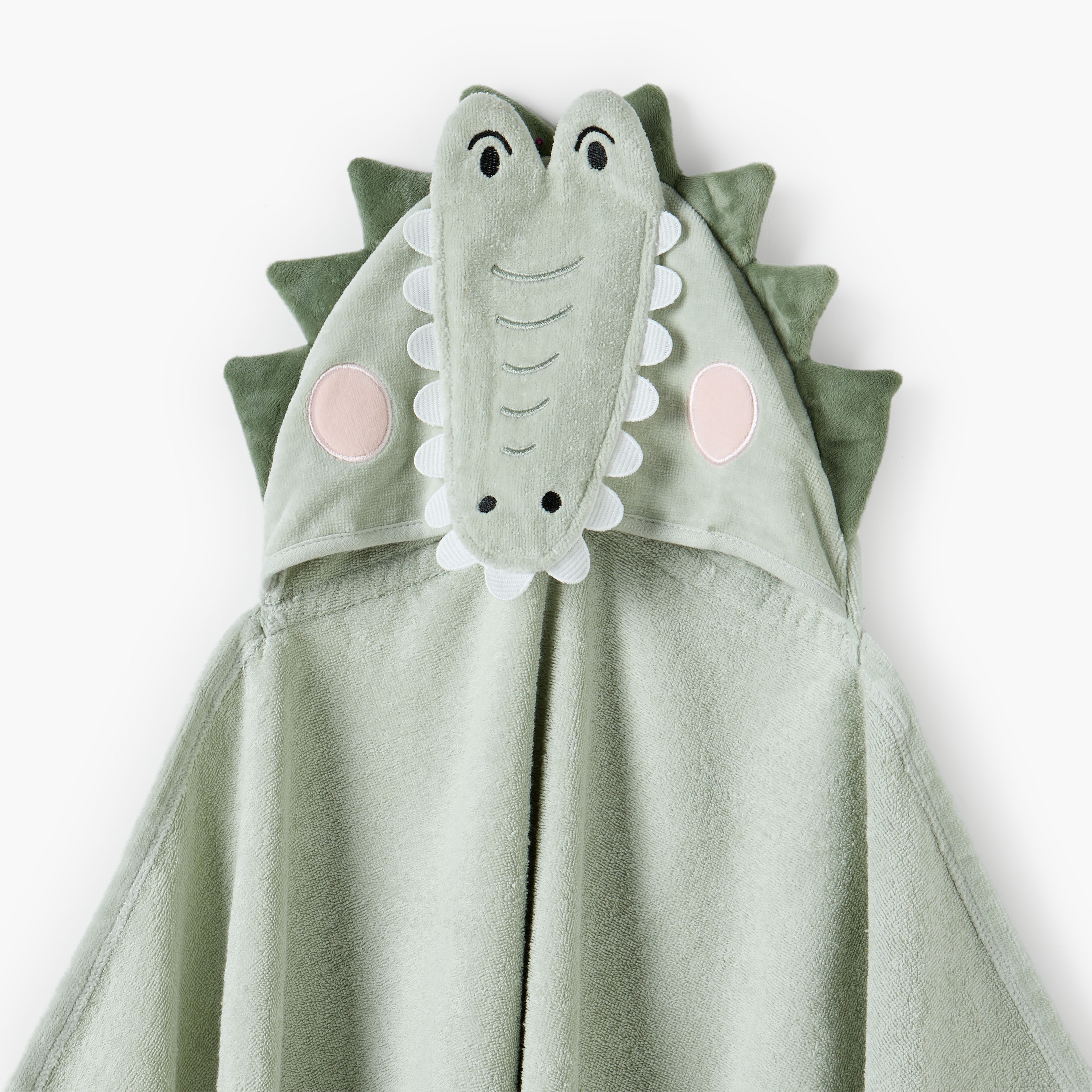 منشفة بقبعة قطيفة وتمساح ثلاثي الأبعاد-baby-bathandcare-towels-image-2