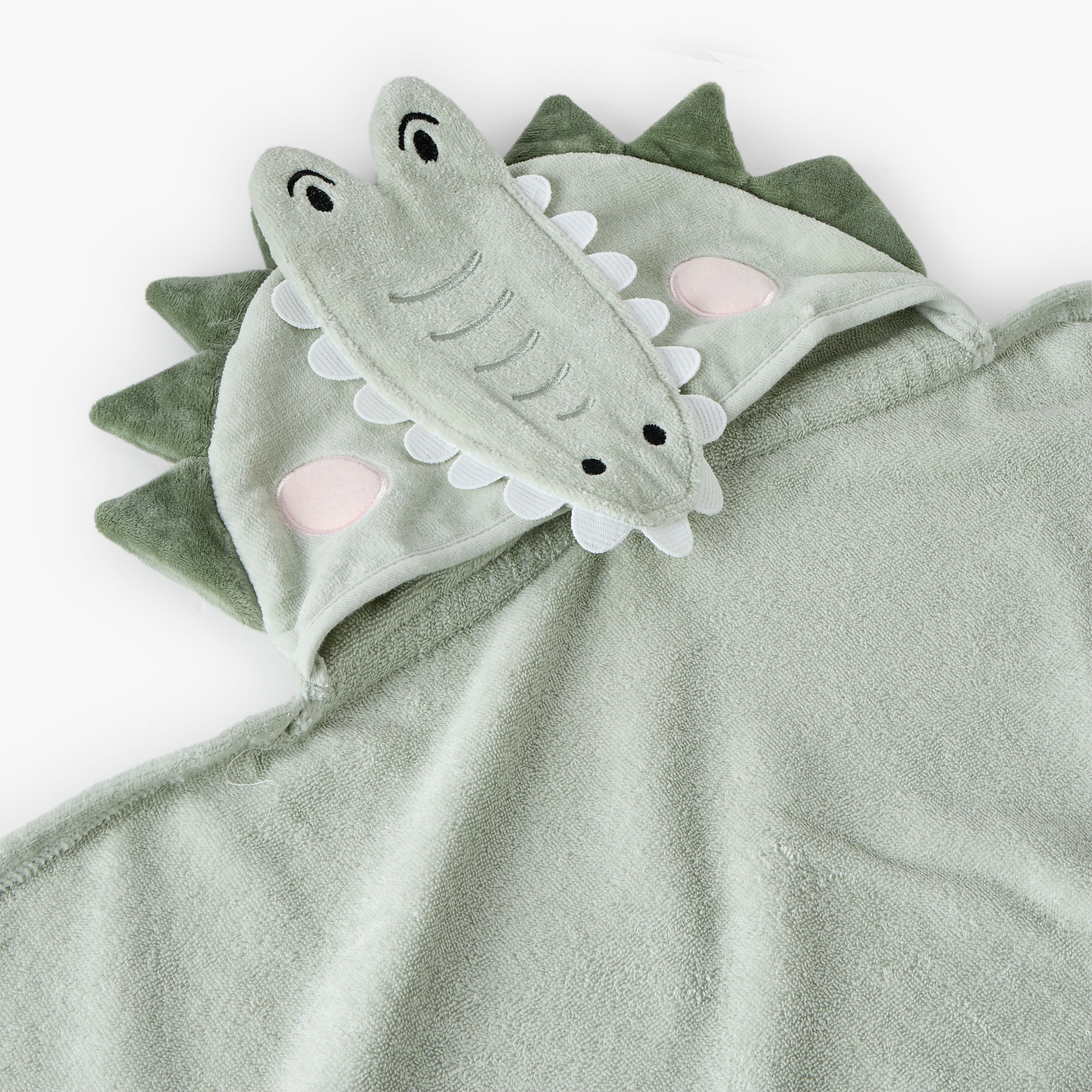 منشفة بقبعة قطيفة وتمساح ثلاثي الأبعاد-baby-bathandcare-towels-image-4