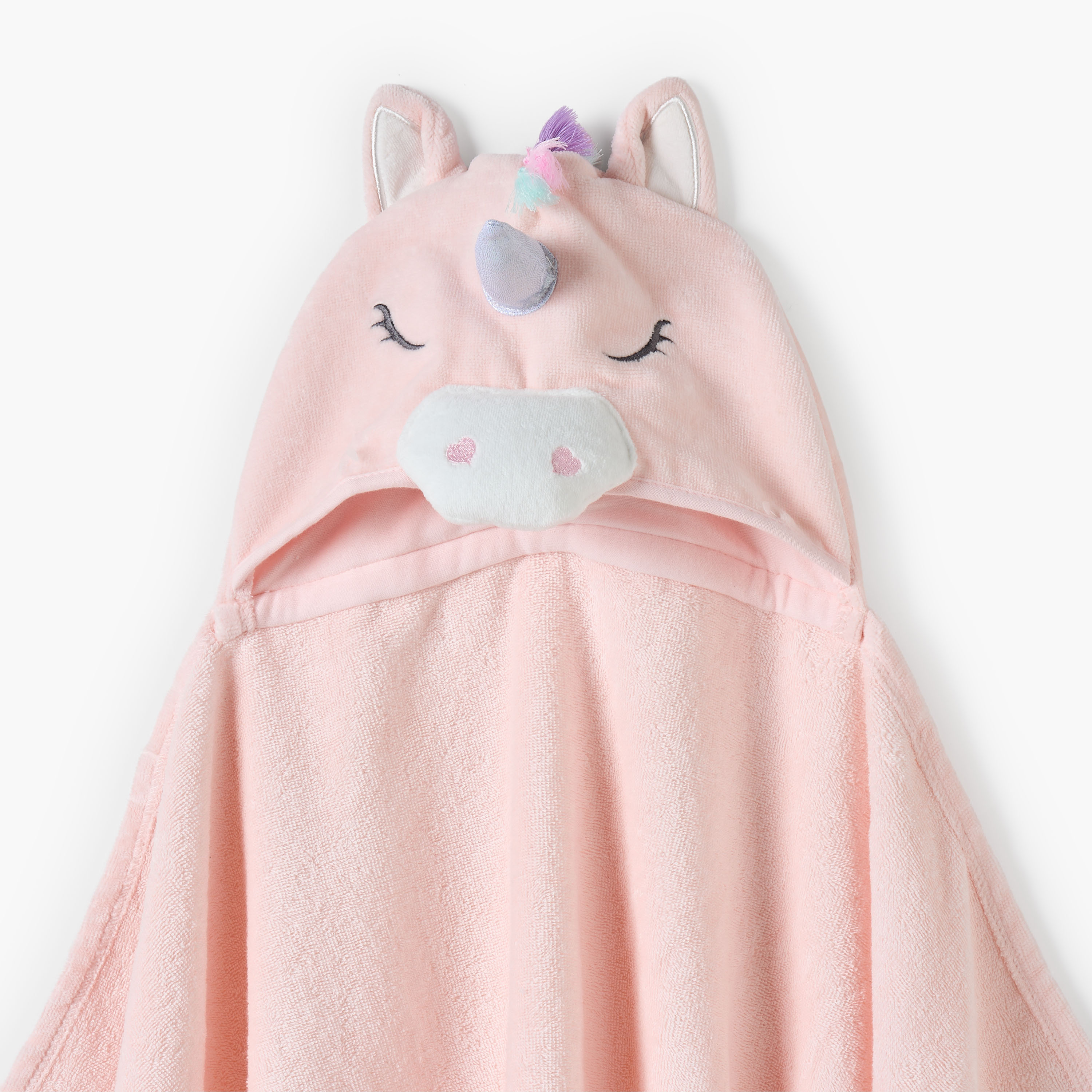 منشفة بقبعة قطيفة وتمساح ثلاثي الأبعاد-baby-bathandcare-towels-image-2