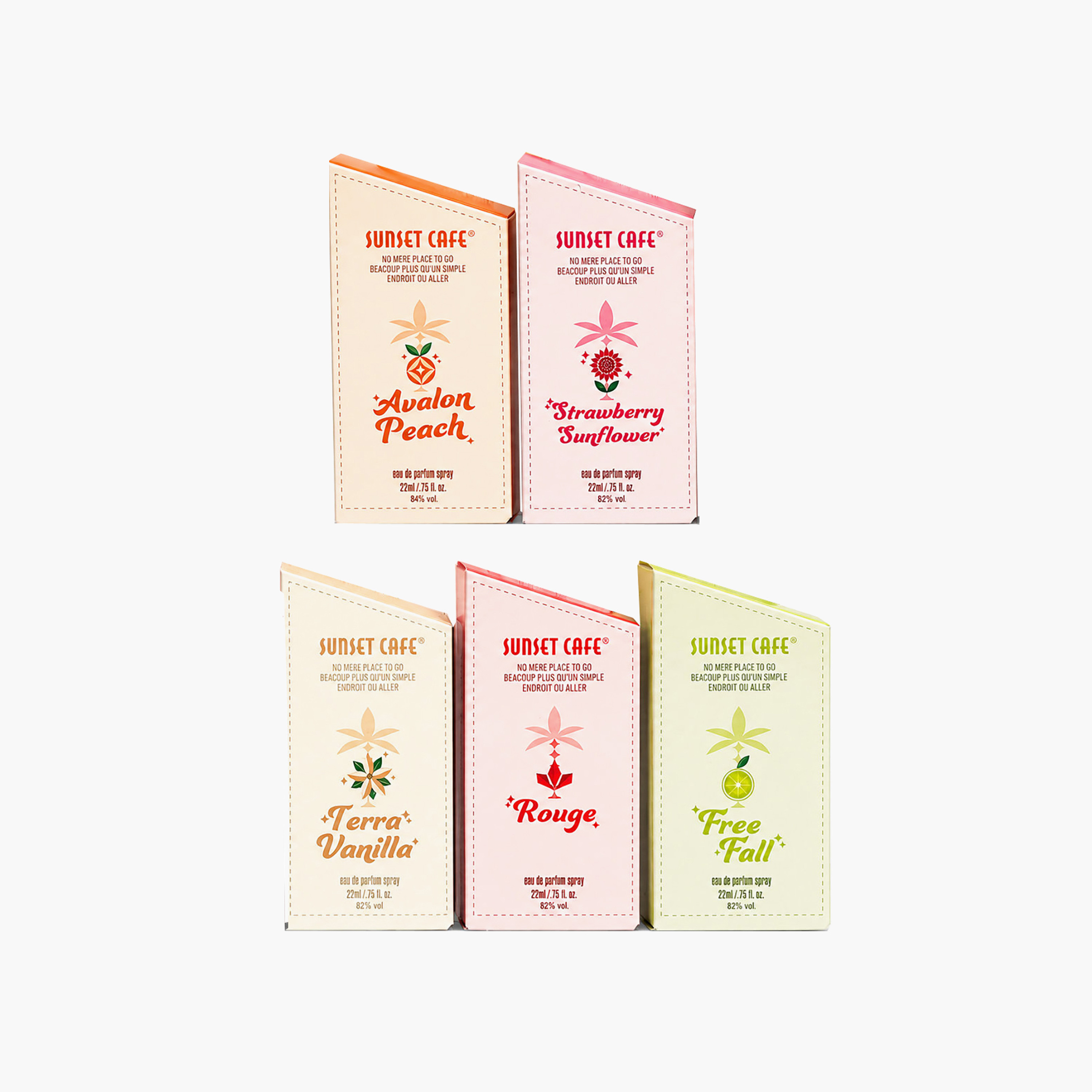 Sunset Cafe 5-Piece Summer Collection Eau de Perfume Set - Assorted-girls-accessories-perfumesandfragrances-image-1