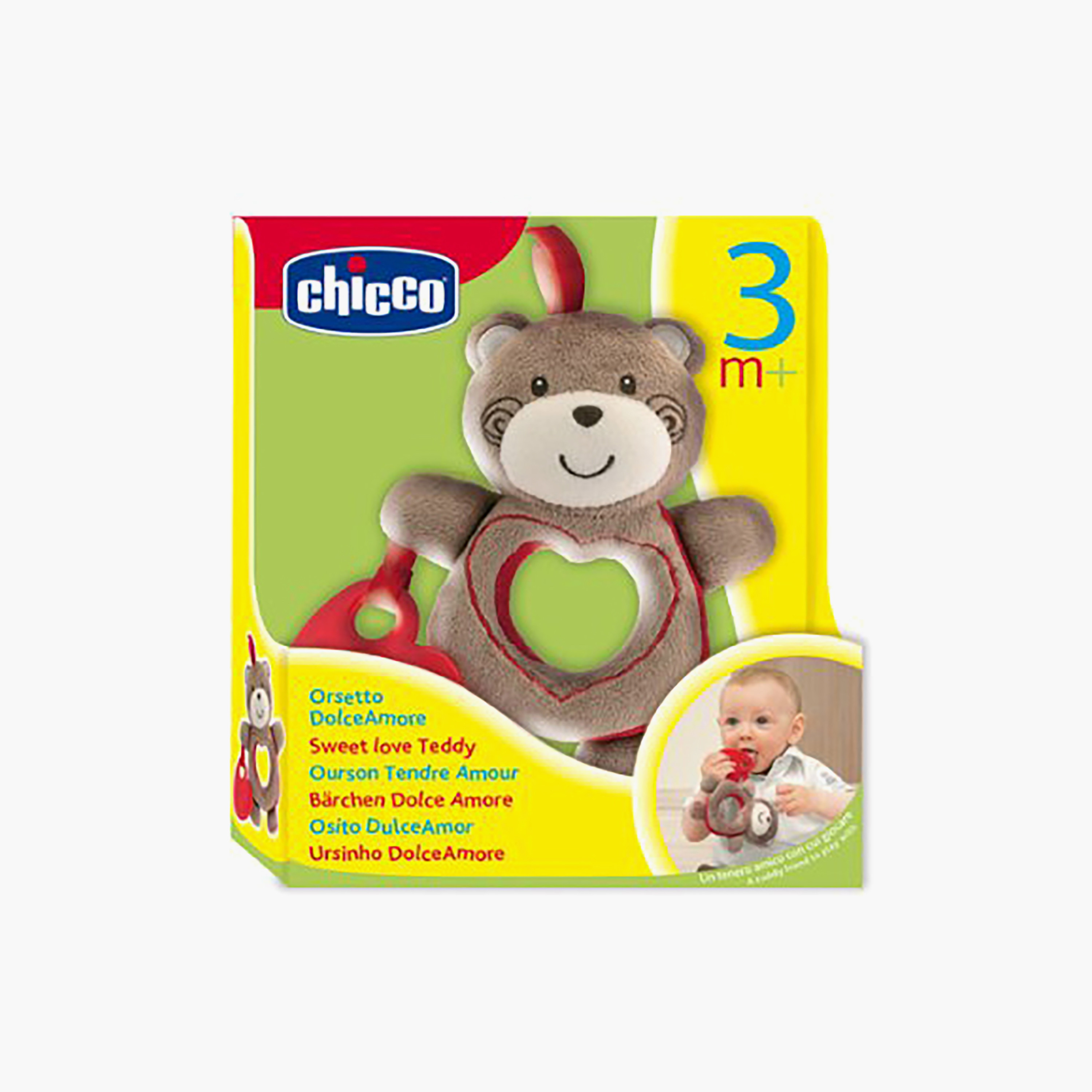 Chicco Sweet Love Bear Plush Toy with Teether-toys-plushsofttoys-teddybears-image-3