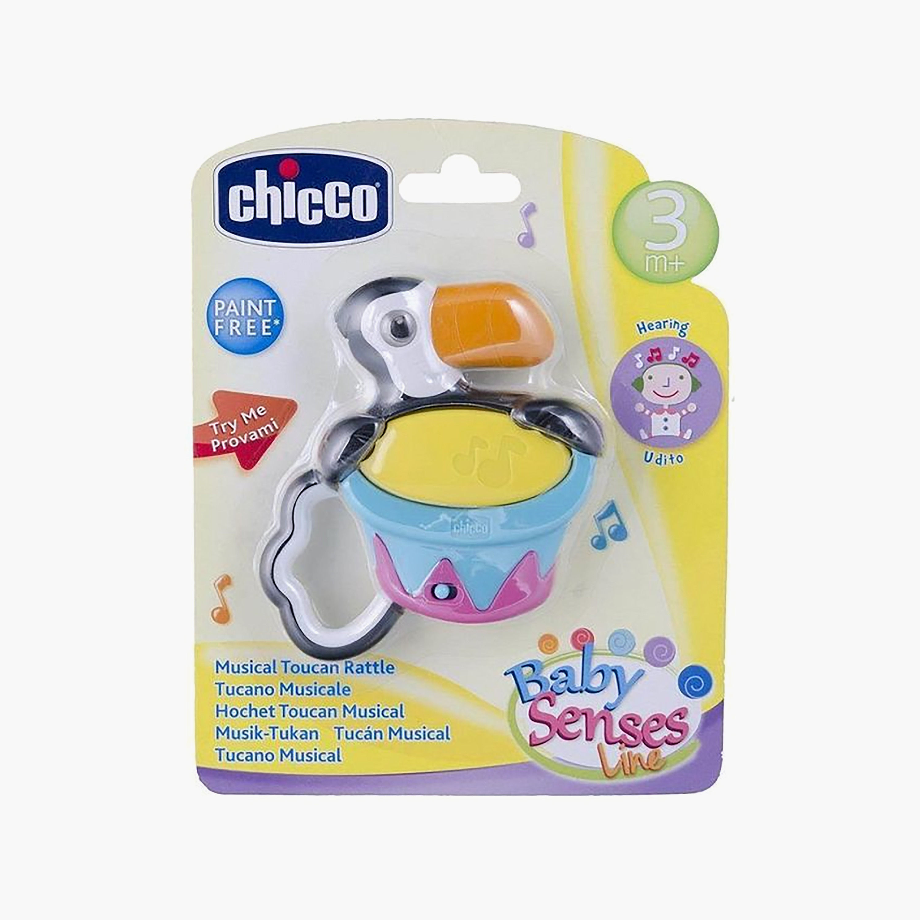 Chicco Musical Tucan Rattle Toy-toys-babyandtoddlertoys-lightsandmusicaltoys-image-2