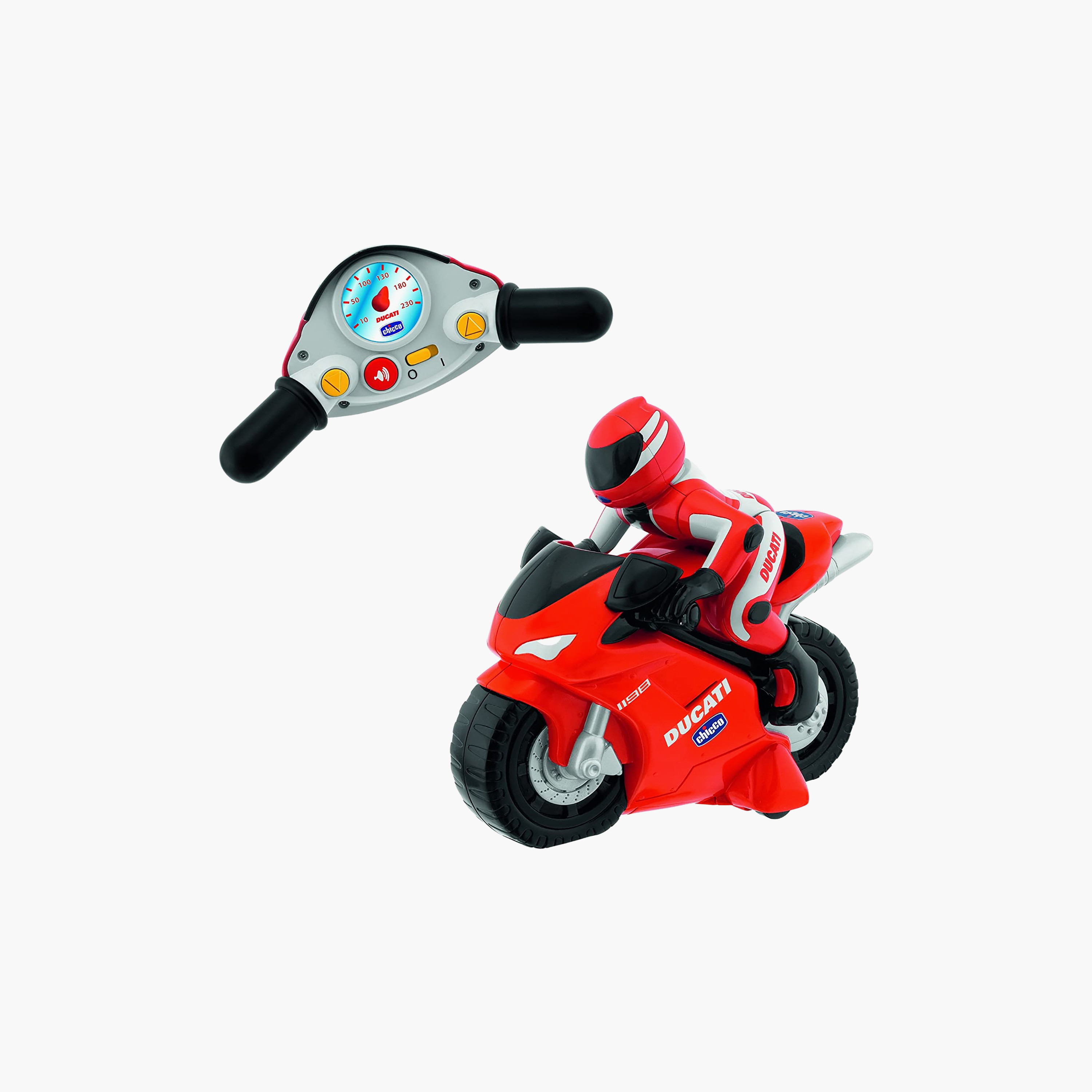 Chicco Ducati Motorbike with Intuitive Handle RC Bike-toys-remotecontrolledvehicles-rcvehicles-image-1