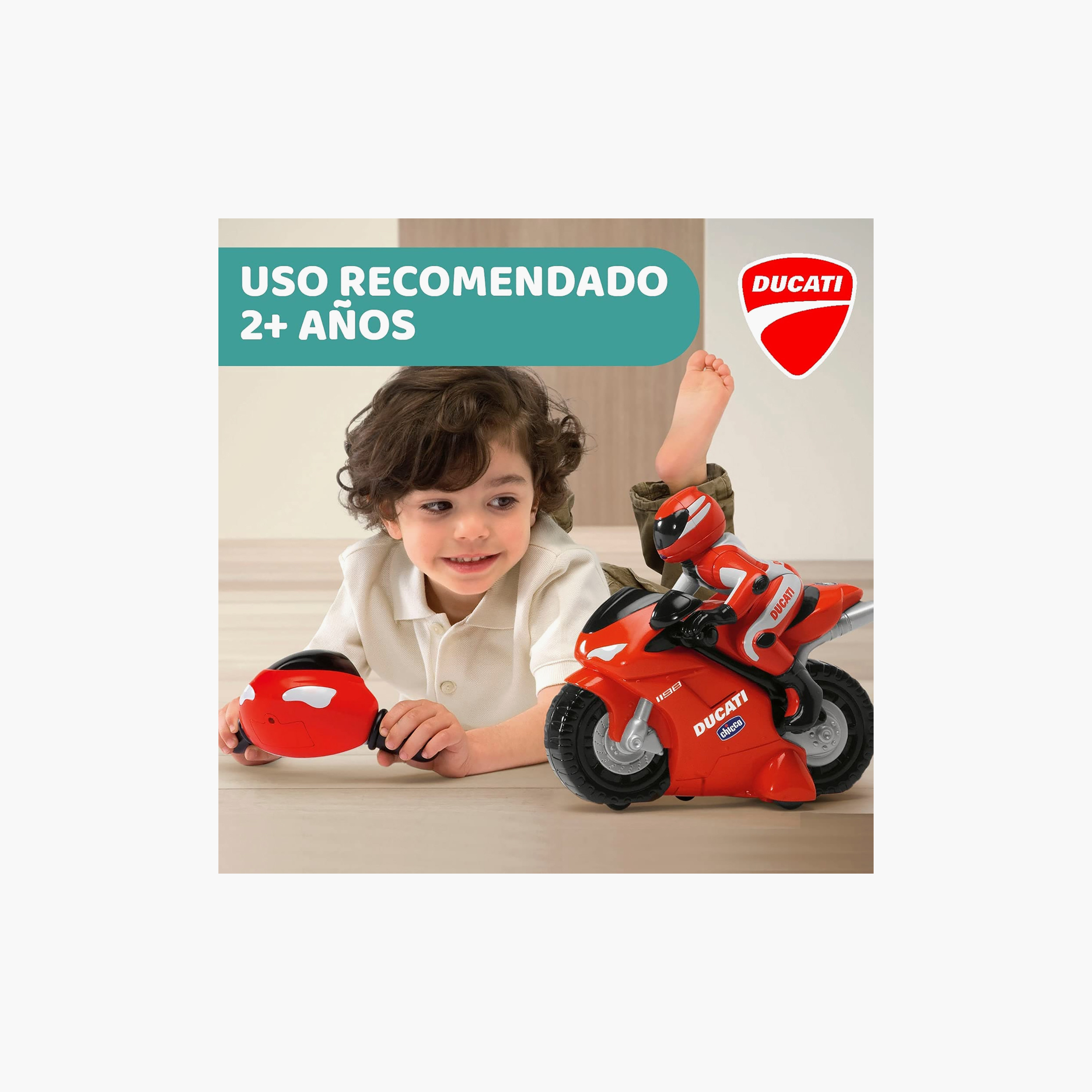 Chicco Ducati Motorbike with Intuitive Handle RC Bike-toys-remotecontrolledvehicles-rcvehicles-image-5