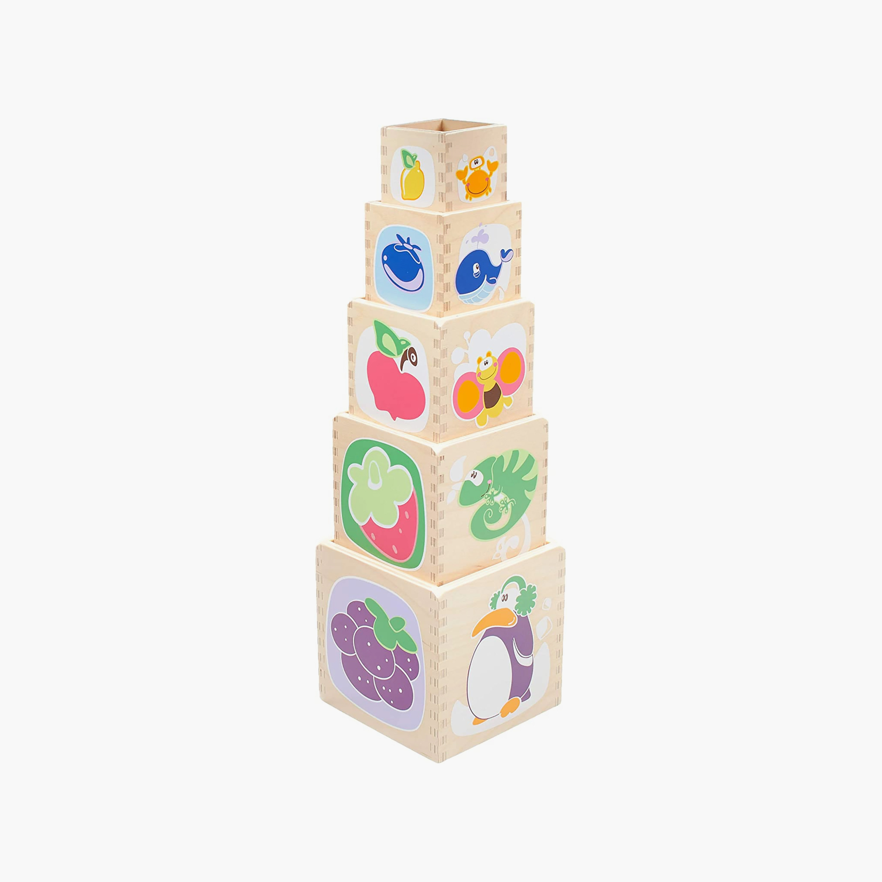 Chicco Stacking Wooden Cubes Toy Set-toys-babyandtoddlertoys-stackingandnestingtoys-image-1
