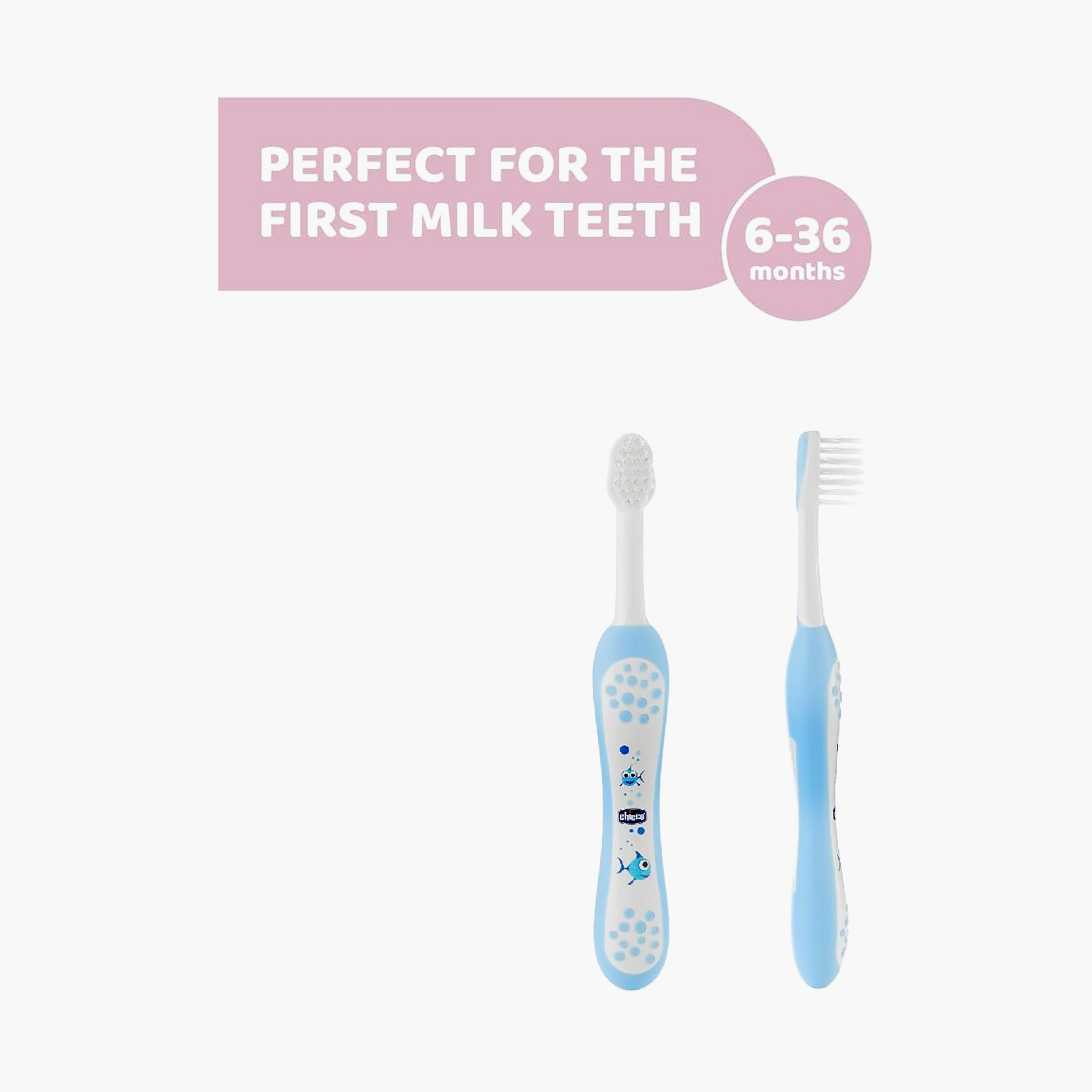 Chicco First Milk Teeth Soft Toothbrush-baby-bathandcare-oralcare-teethanddentalcare-image-4