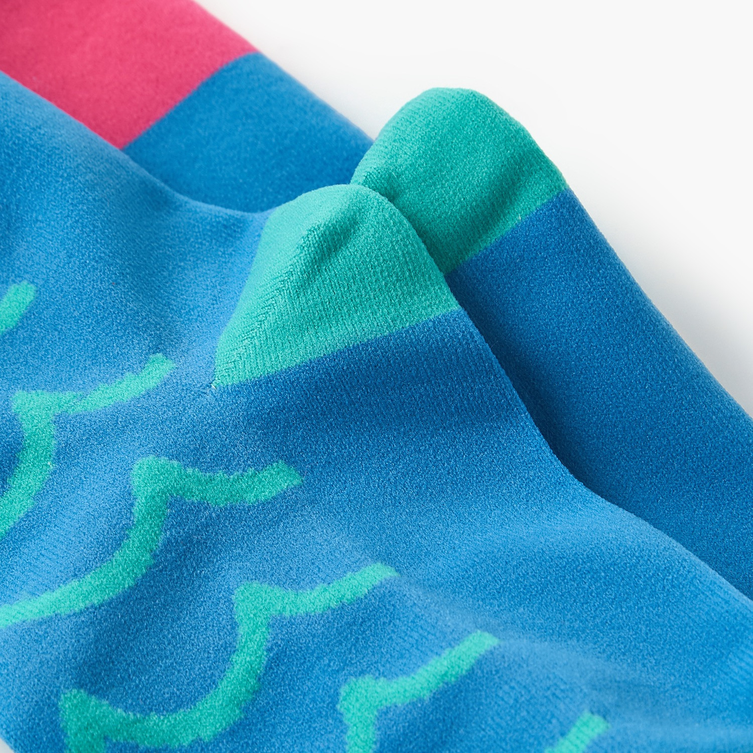 جورب بطول ربلة الساق وتطريز ستيتش للفتيات-girls-accessories-socks-image-4