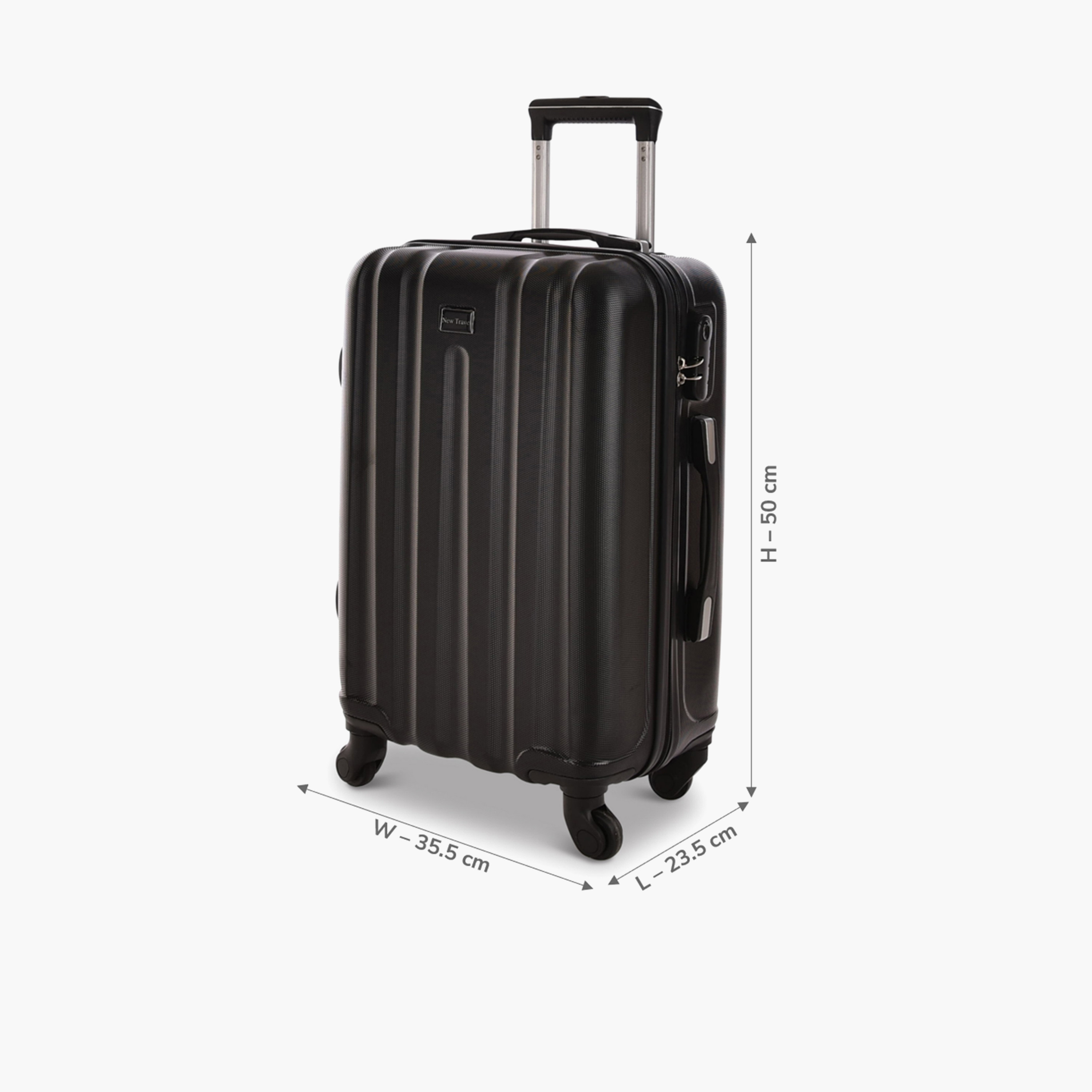 New Travel 50 CM Small Cabin ABS Hard-Sided 4-Wheeler Spinner Trolley Bag with Combination Lock-travel-luggagesandbags-luggage-image-2