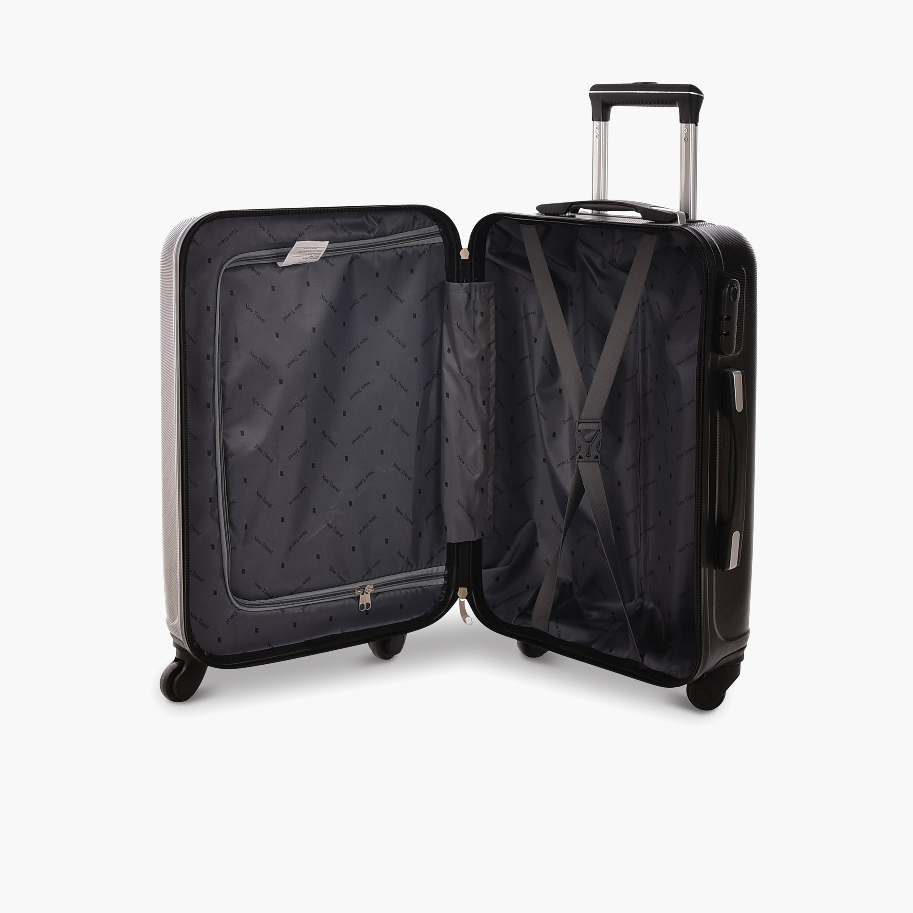 New Travel 50 CM Small Cabin ABS Hard-Sided 4-Wheeler Spinner Trolley Bag with Combination Lock-travel-luggagesandbags-luggage-image-4