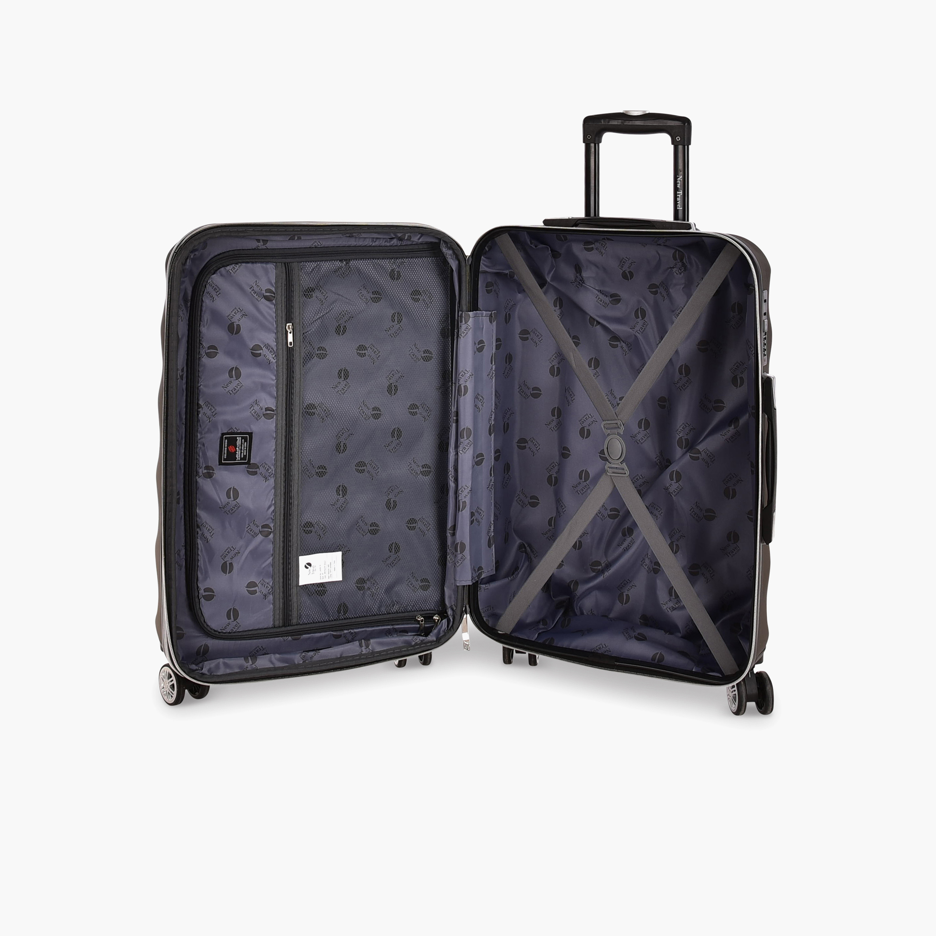 New Travel Set of 3 ABS Hard-Sided 4-Wheeler Spinner Trolley Bags with Combination Lock-travel-luggagesandbags-luggage-image-3
