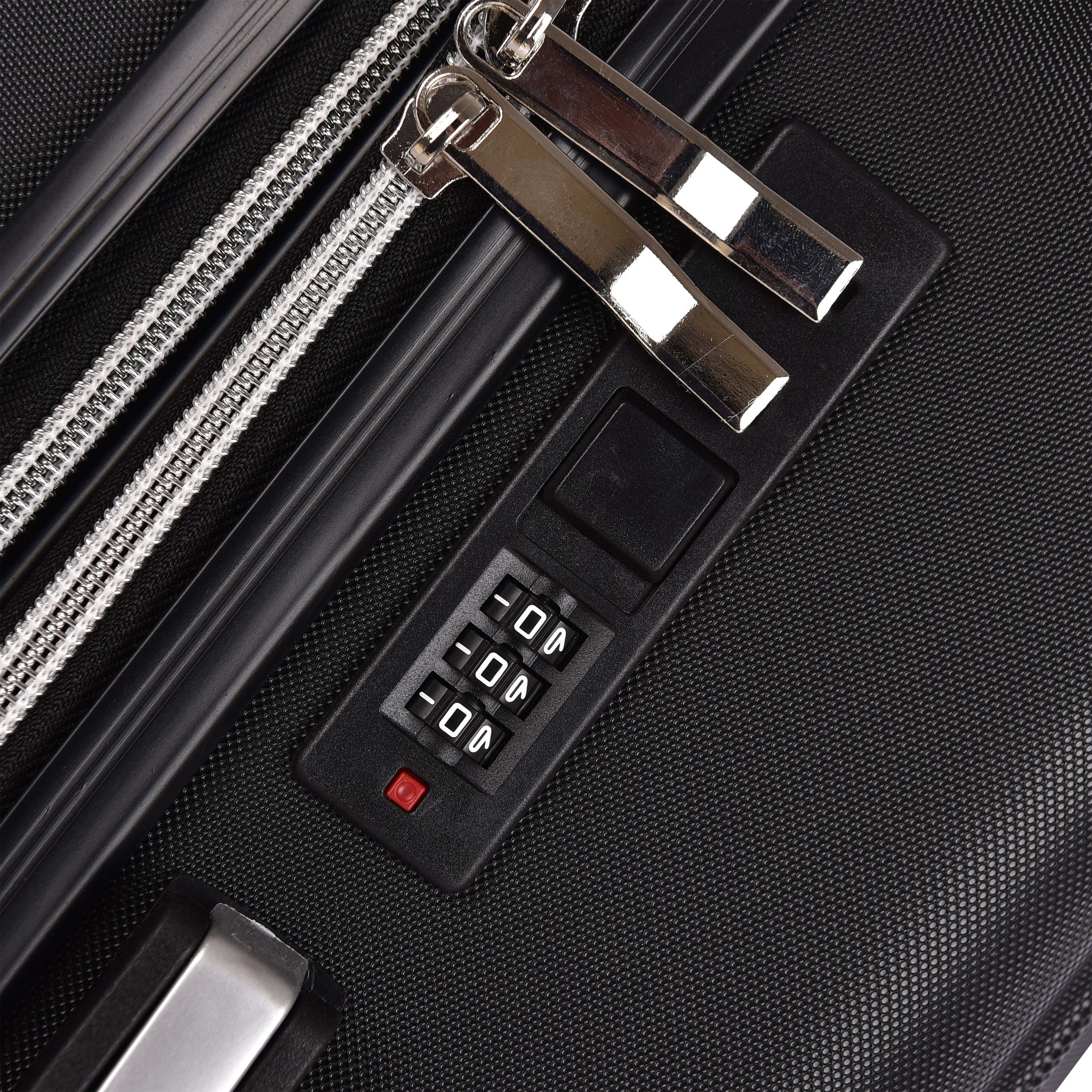 New Travel Set of 3 ABS Hard-Sided 4-Wheeler Spinner Trolley Bags with Combination Lock-travel-luggagesandbags-luggage-image-8