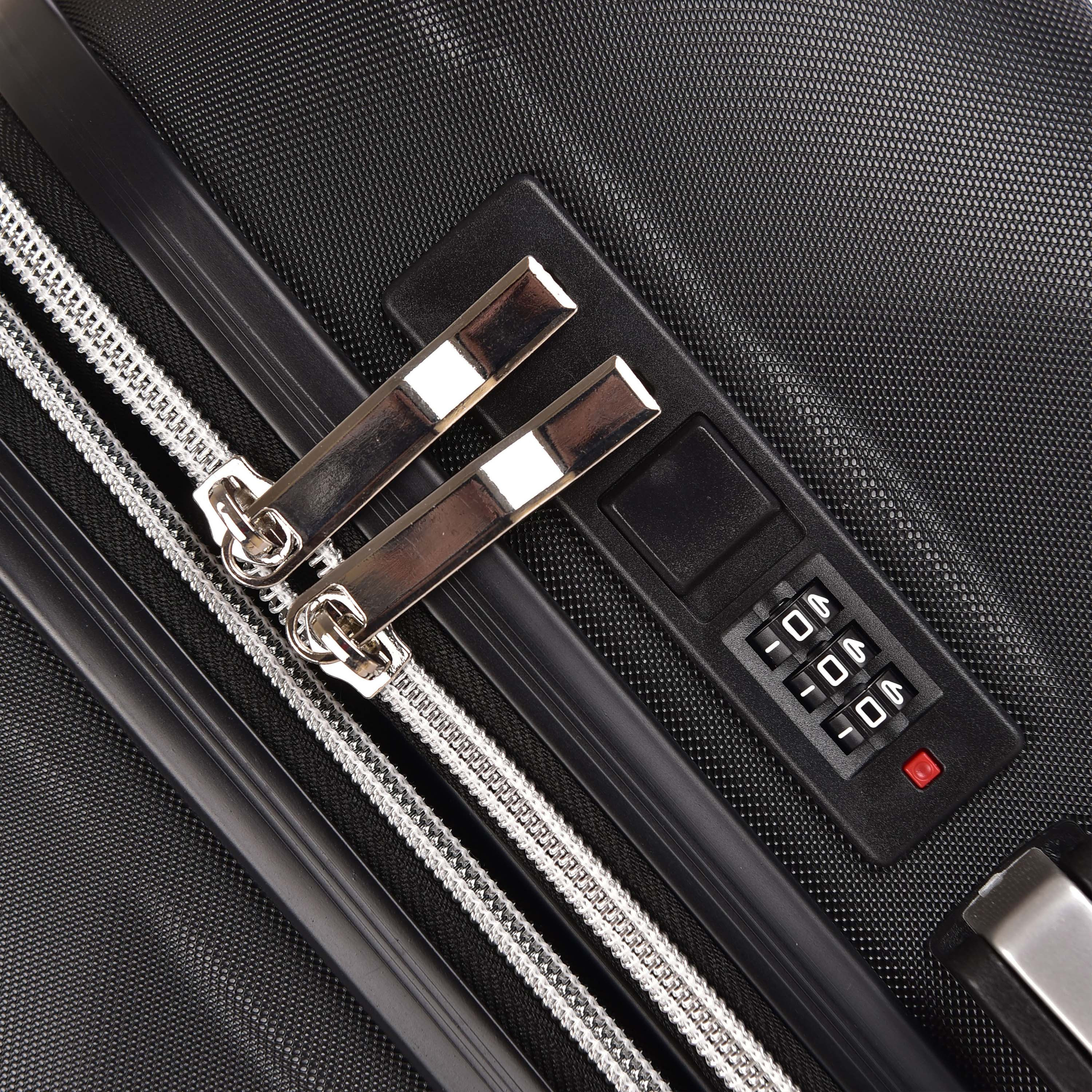 New Travel Set of 3 ABS Hard-Sided 4-Wheeler Spinner Trolley Bags with Combination Lock-travel-luggagesandbags-luggage-image-8