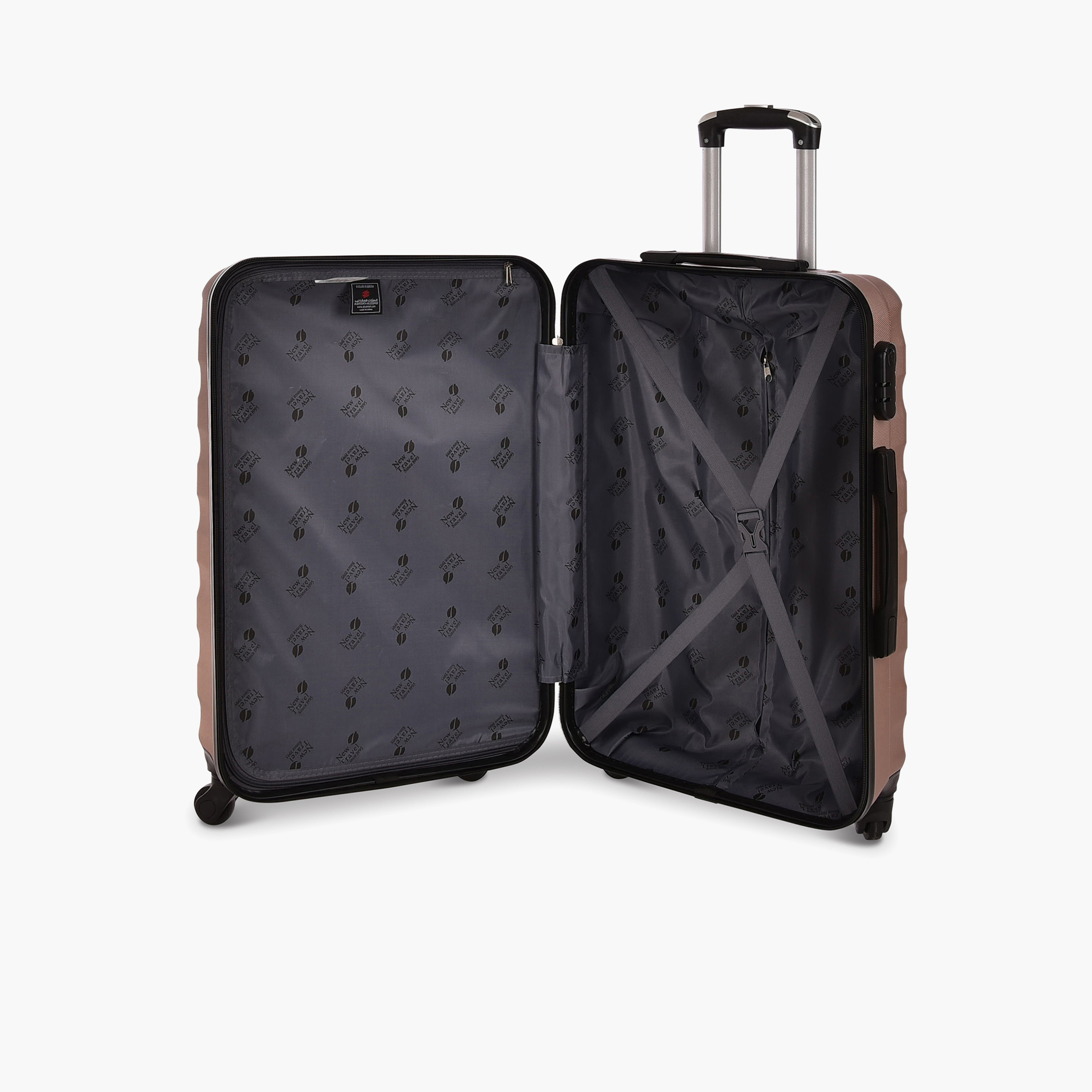 New Travel Set of 3 ABS Hard-Sided 4-Wheeler Spinner Trolley Bags with Combination Lock-travel-luggagesandbags-luggage-image-3