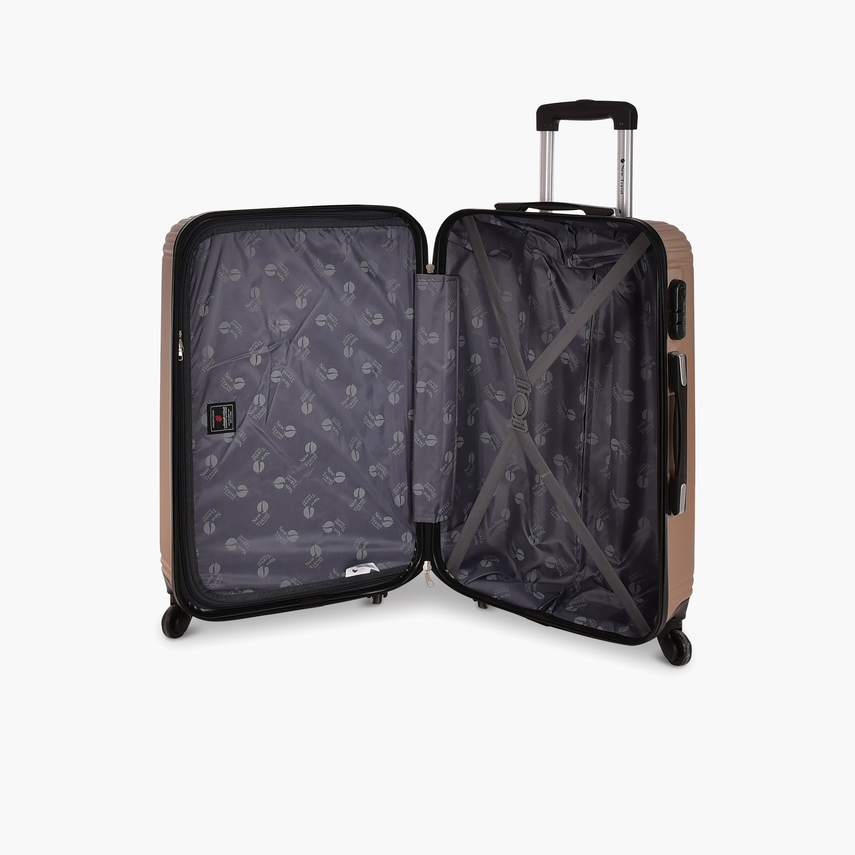 New Travel Set of 3 ABS Hard-Sided 4-Wheeler Spinner Trolley Bags with Combination Lock-travel-luggagesandbags-luggage-image-3