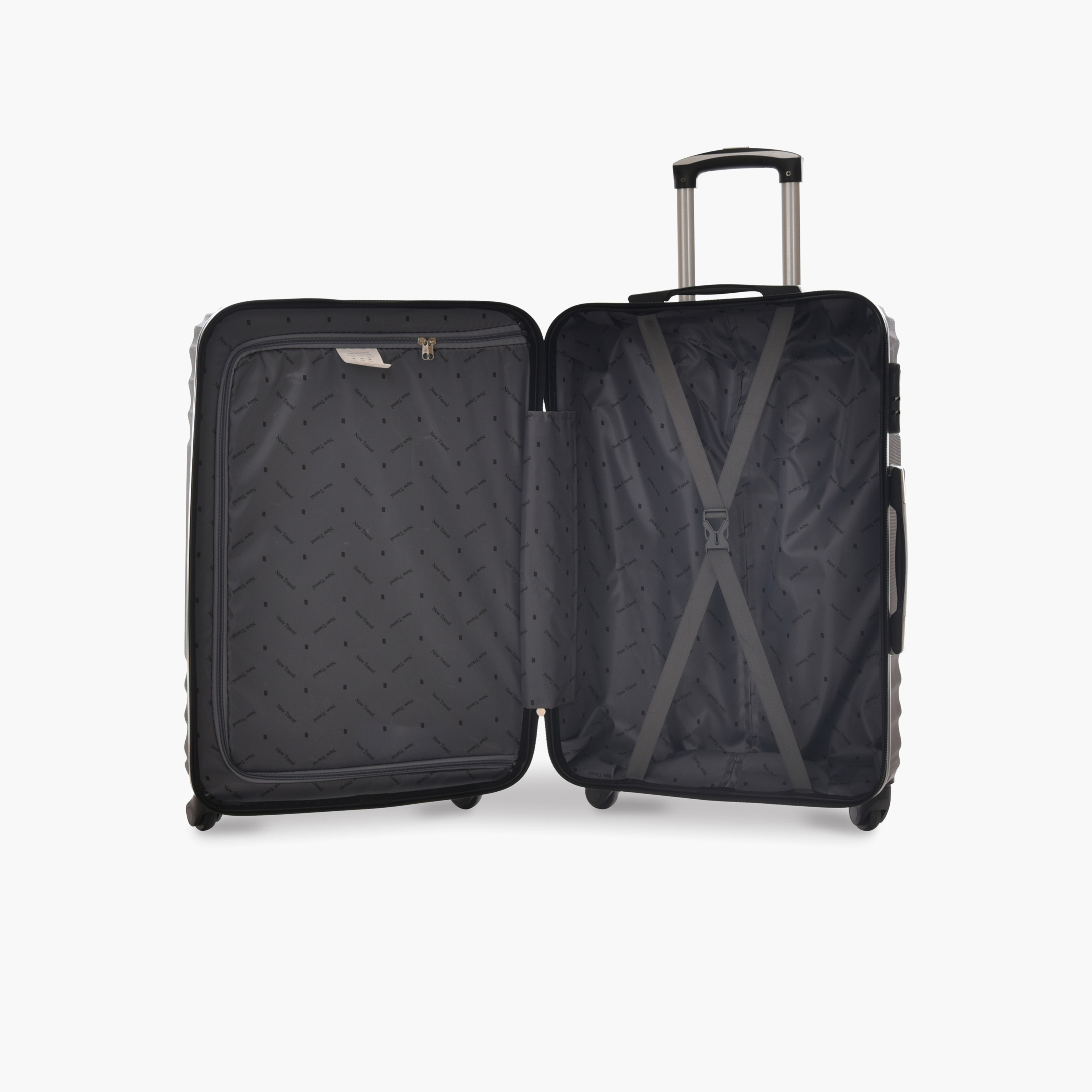 New Travel Set of 3 ABS Hard-Sided 4-Wheeler Spinner Trolley Bags with Combination Lock-travel-luggagesandbags-luggage-image-3