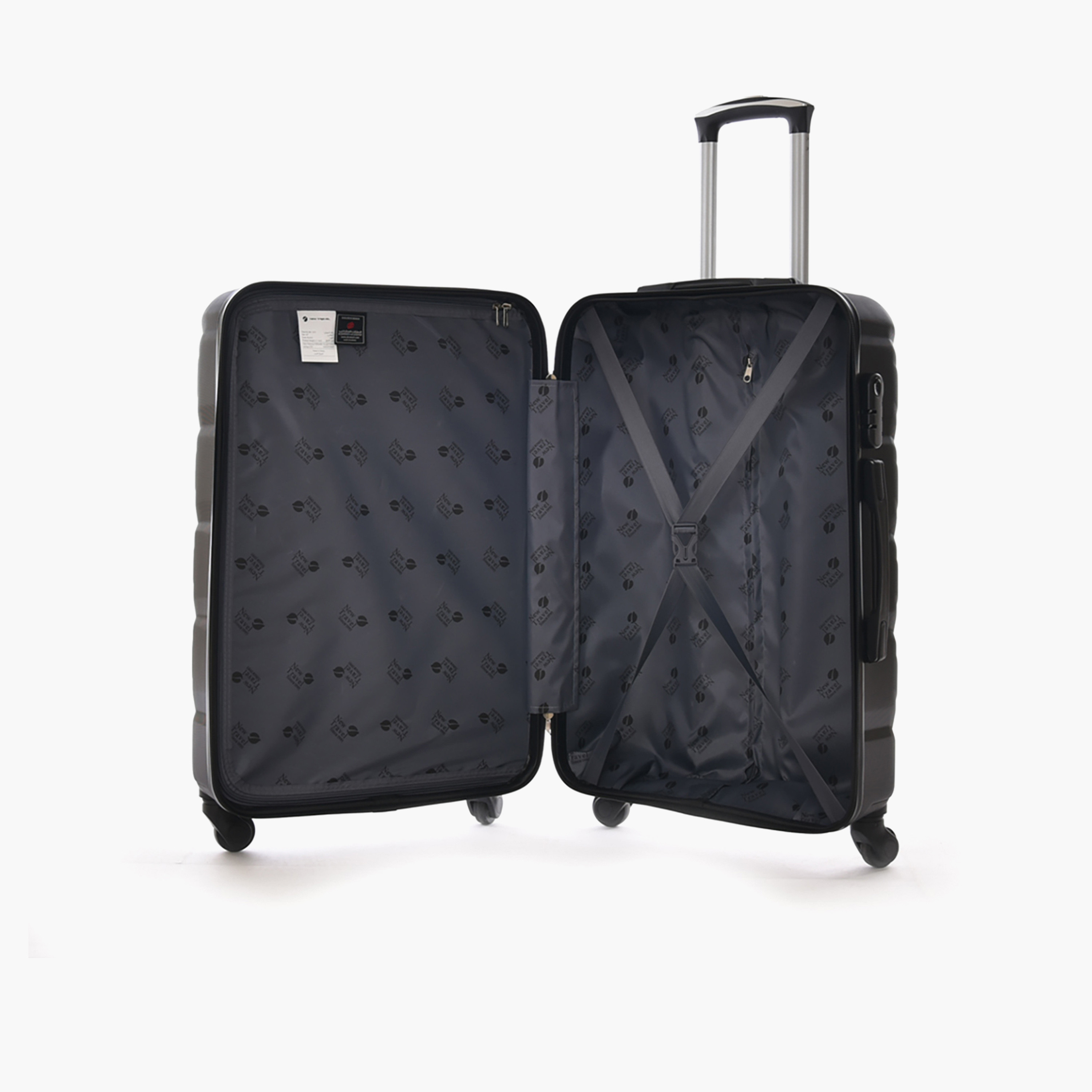 New Travel Set of 3 ABS Hard-Sided 4-Wheeler Spinner Trolley Bags with Combination Lock-travel-luggagesandbags-luggage-image-3