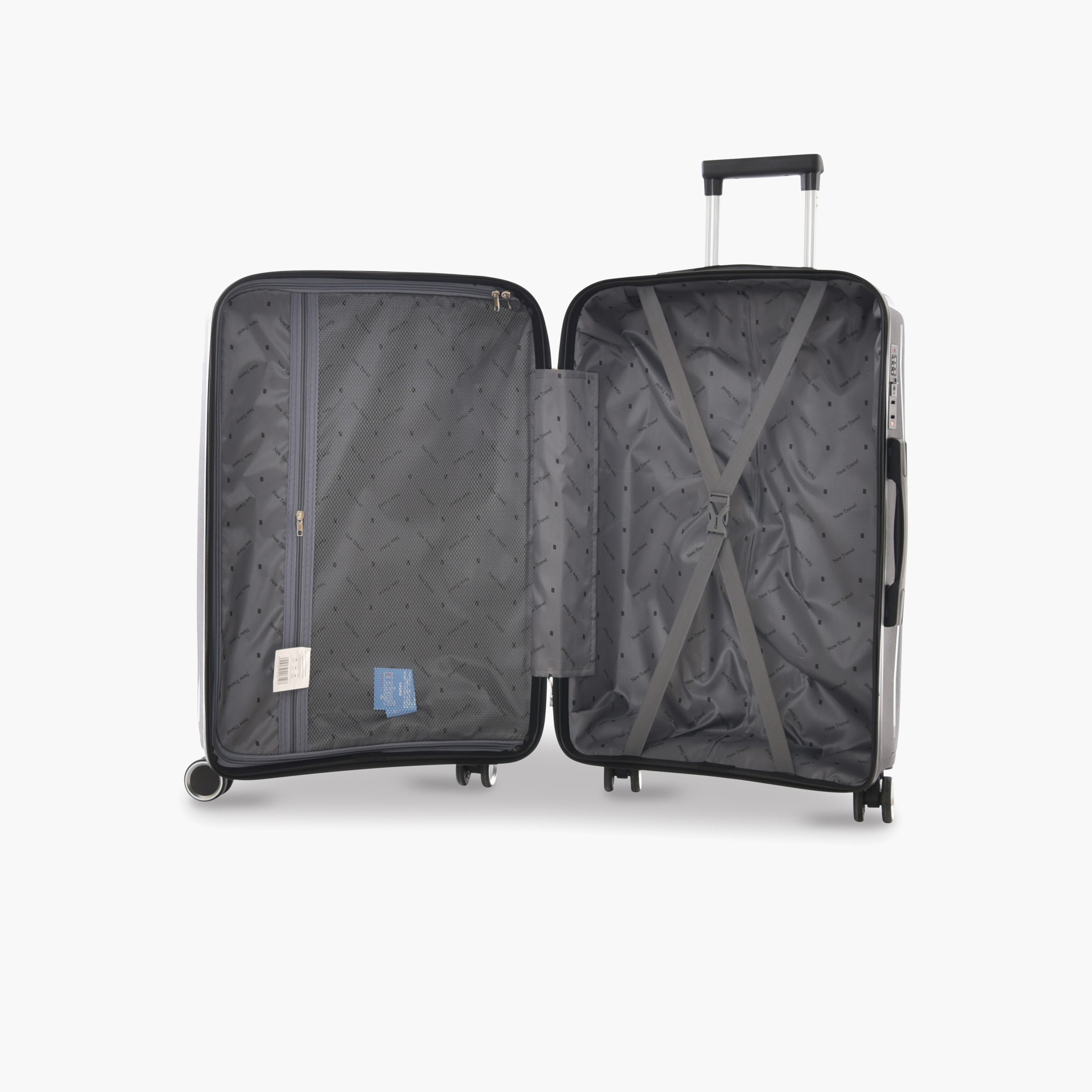 ني ترافل - طقم شنط سفر 4 قطع جوانب بولي بروبيلين صلبة  أربع عجلات دوارة وقفل برقم سري-travel-luggagesandbags-luggage-image-3