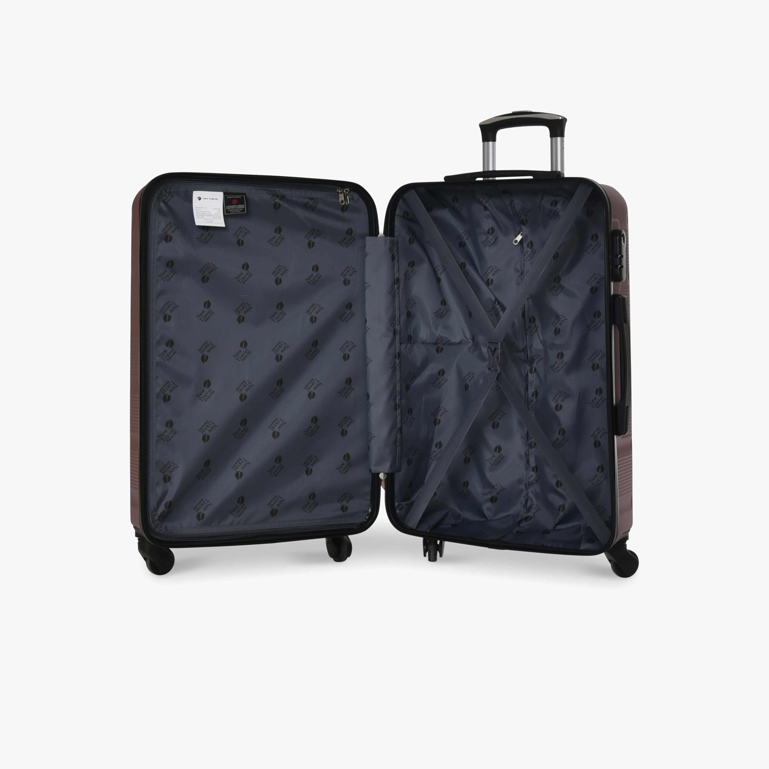 New Travel Set of 4 ABS Hard-Sided 4-Wheeler Spinner Trolley Bags with Combination Lock-travel-luggagesandbags-luggage-image-13