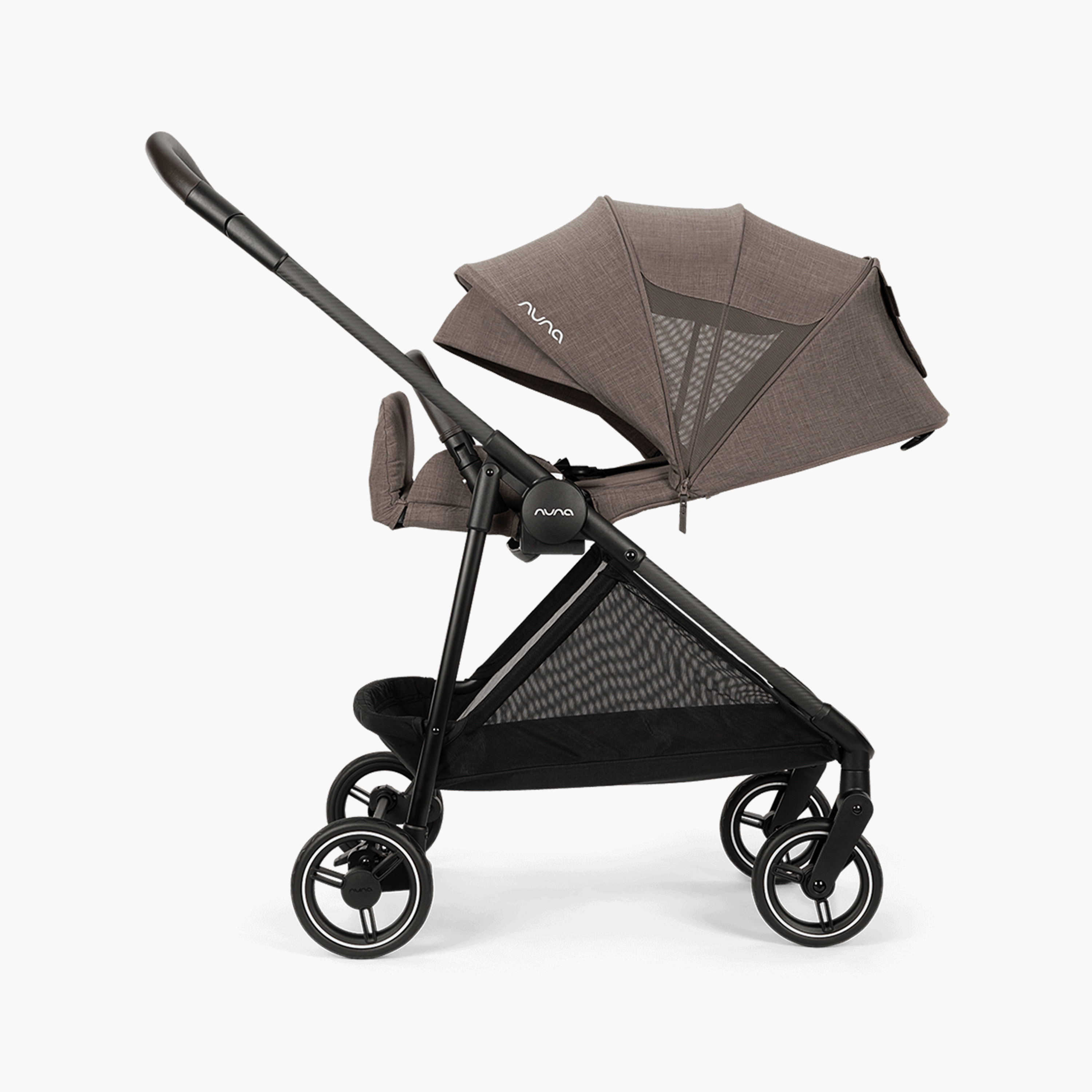 عربة أطفال إيكسا مثبتة بمسامير بنظام طي بزر ضغط وقفل للعجلات من نونا-baby-gear-strollersandprams-strollers-image-2