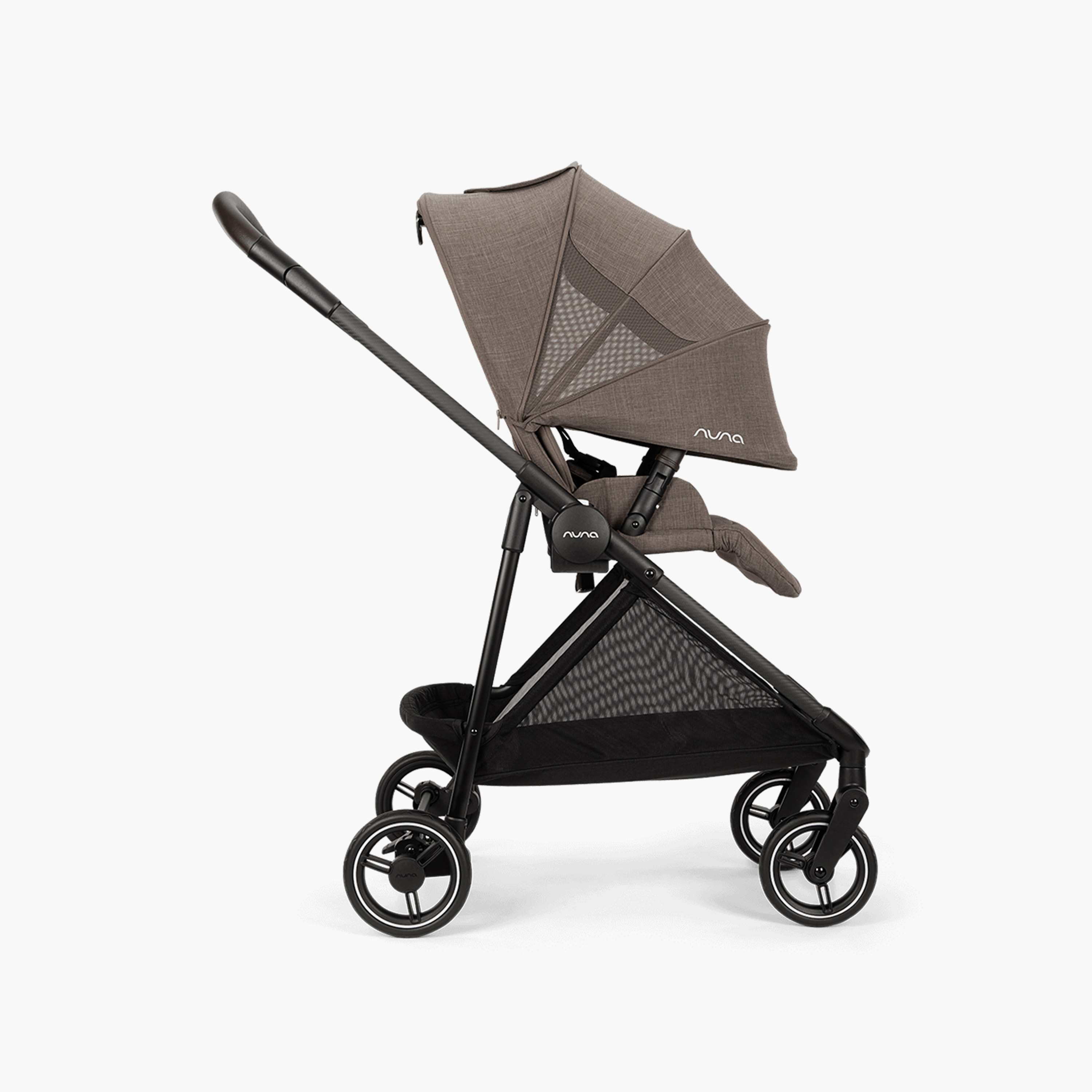 عربة أطفال إيكسا مثبتة بمسامير بنظام طي بزر ضغط وقفل للعجلات من نونا-baby-gear-strollersandprams-strollers-image-3