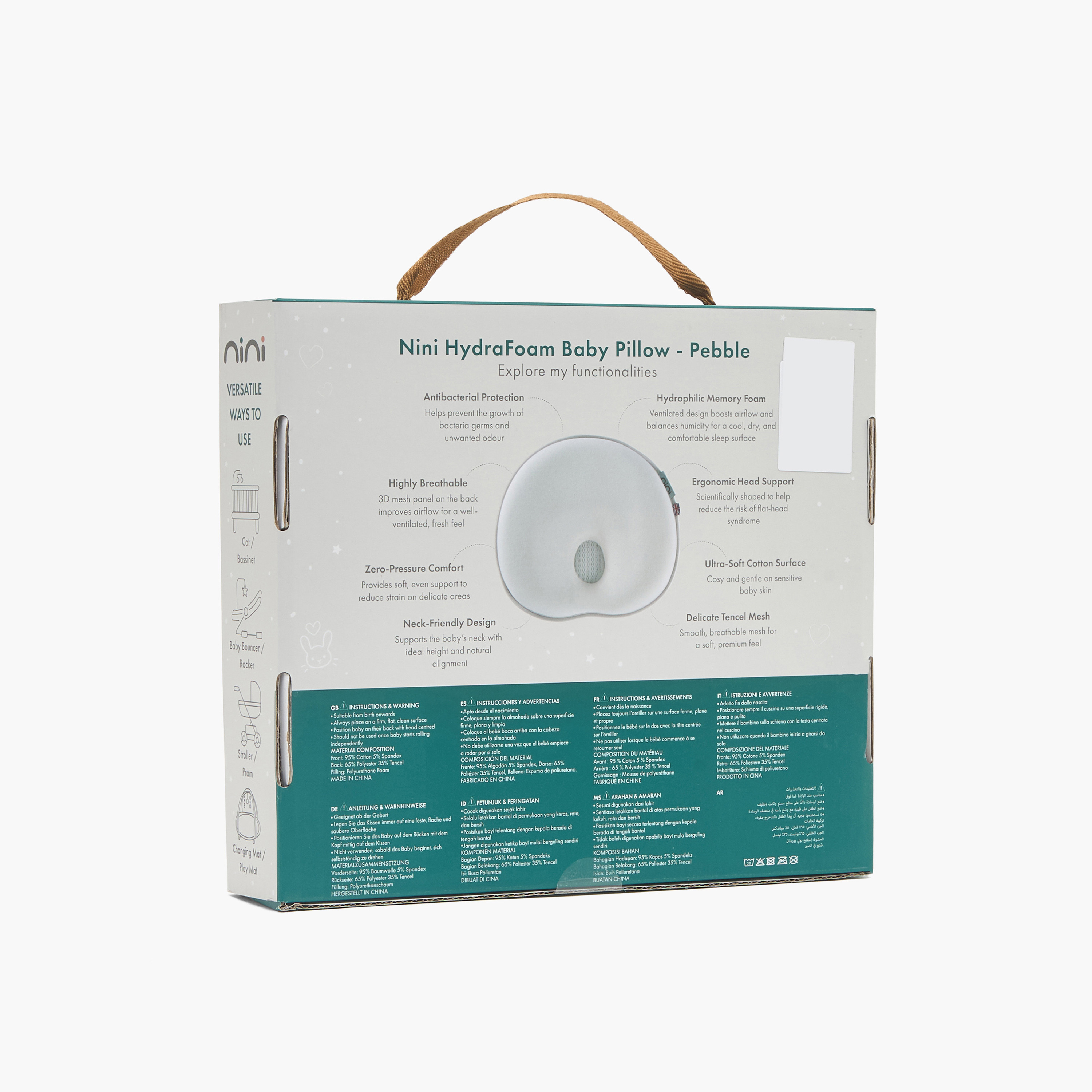 Nini Hydra Foam Baby Pillow-baby-nursery-babybedding-image-8