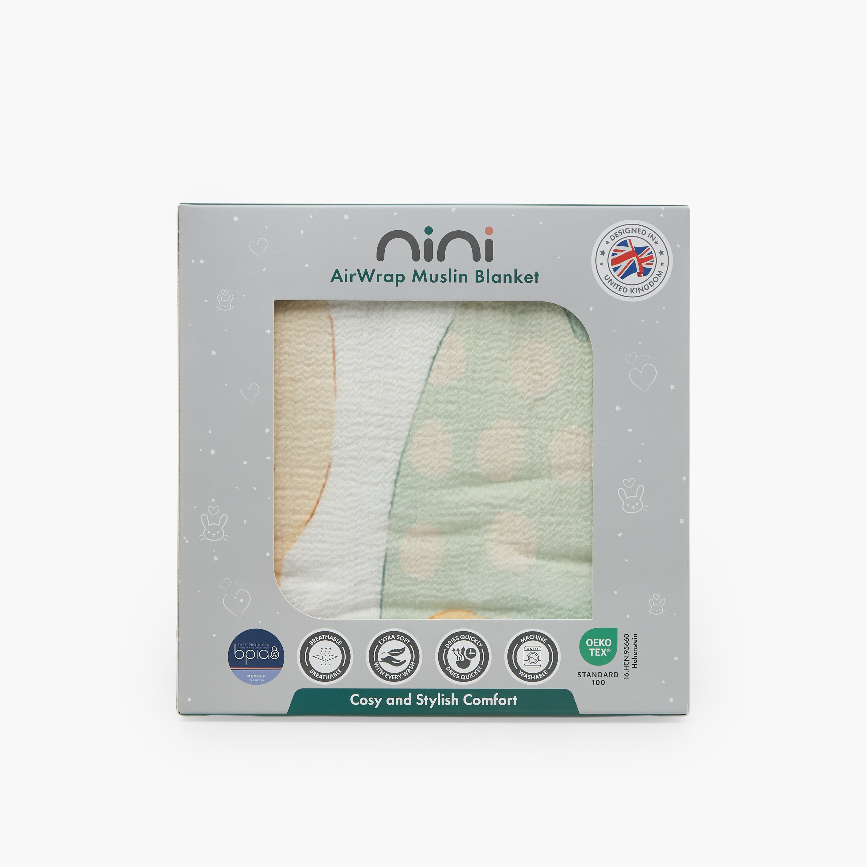 بطانية موسلين إير راب من نيني-baby-nursery-blanketsandswaddles-receivingblankets-image-9
