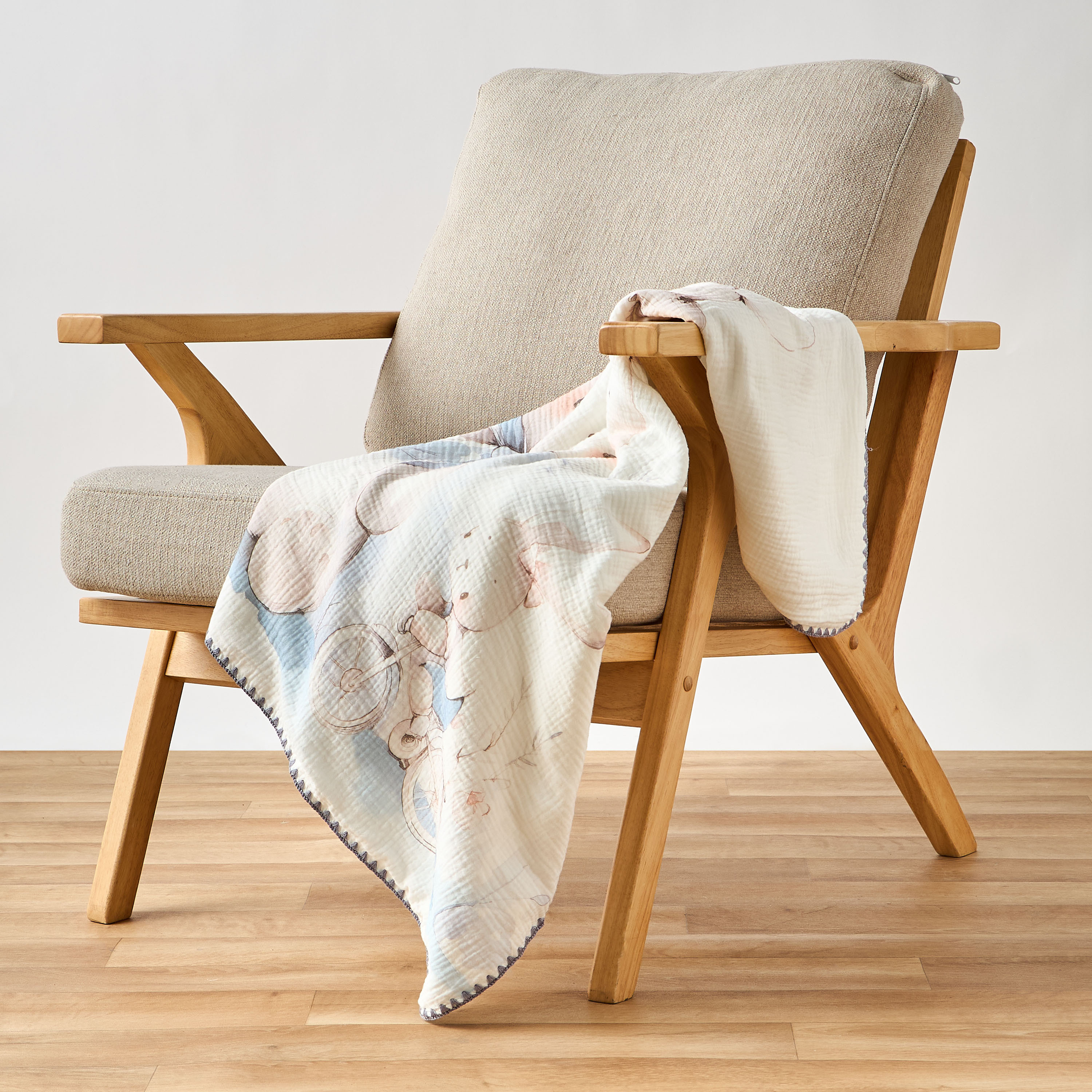 Nini AirWrap Muslin Blanket-baby-nursery-blanketsandswaddles-receivingblankets-image-2