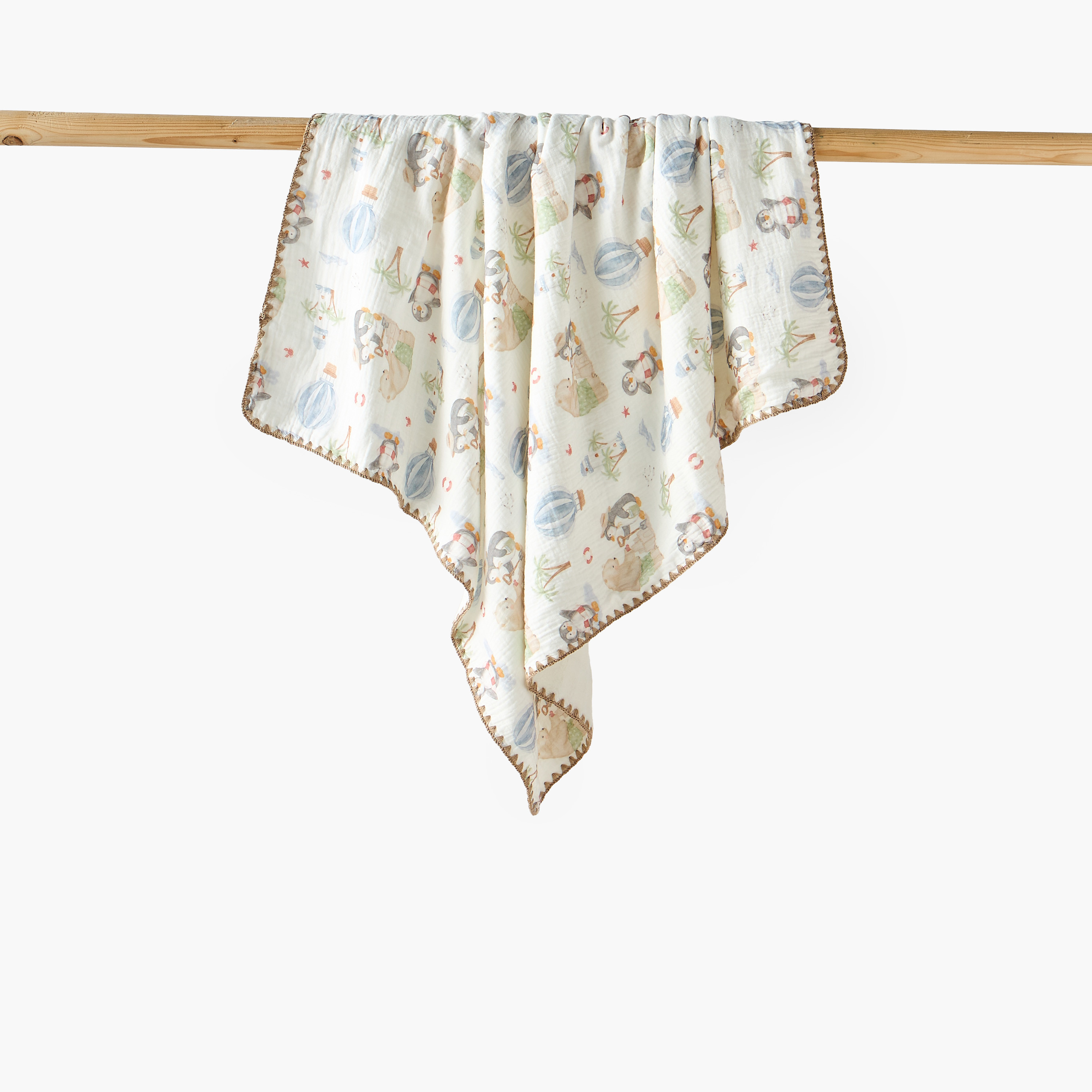 بطانية موسلين إير راب من نيني-baby-nursery-blanketsandswaddles-receivingblankets-image-1