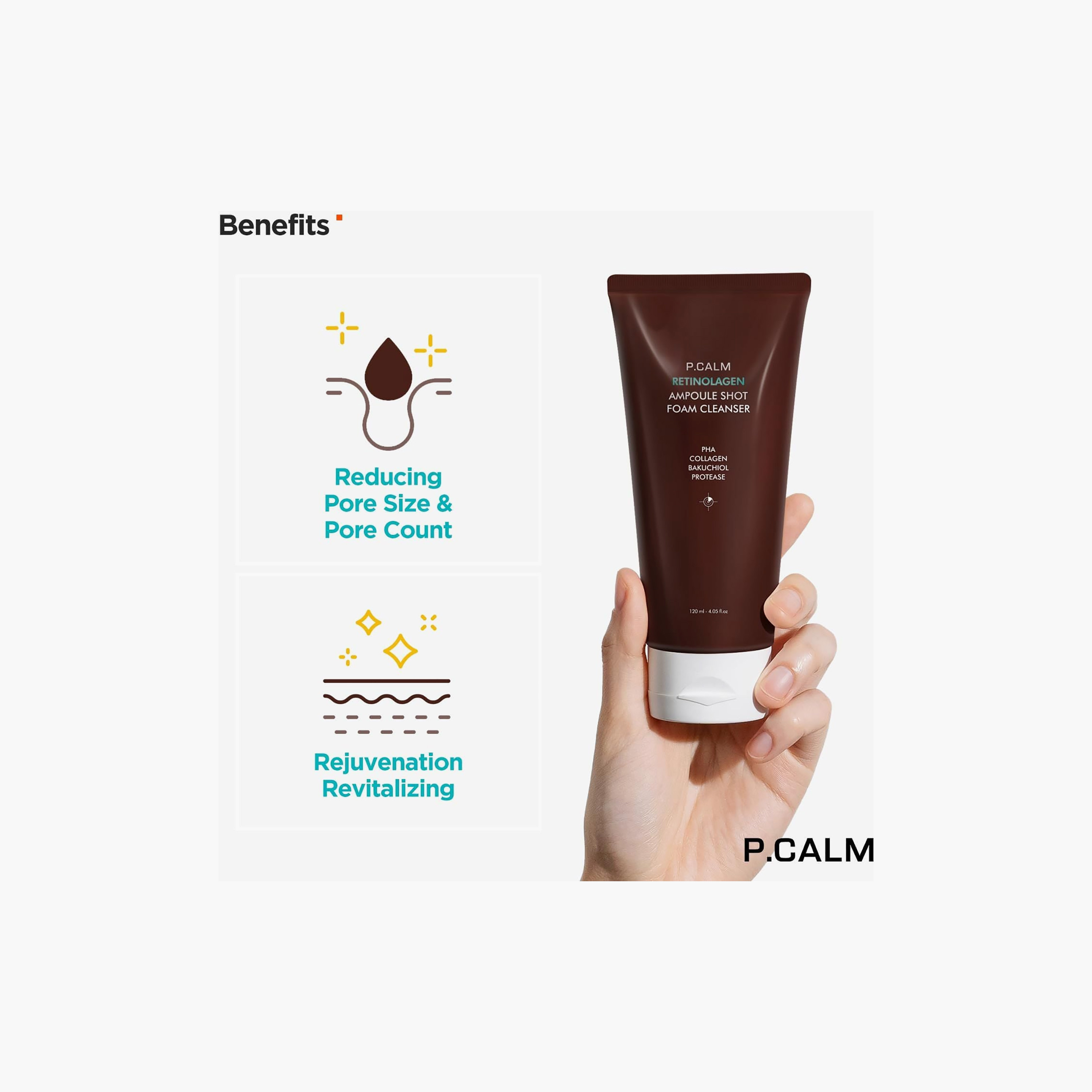 غسول رغوي مركز بي كالم ريتينولاجين أمبول شوت-beautyandpersonalcare-kbeauty-skin-moisturisers-facemoisturisers-image-5