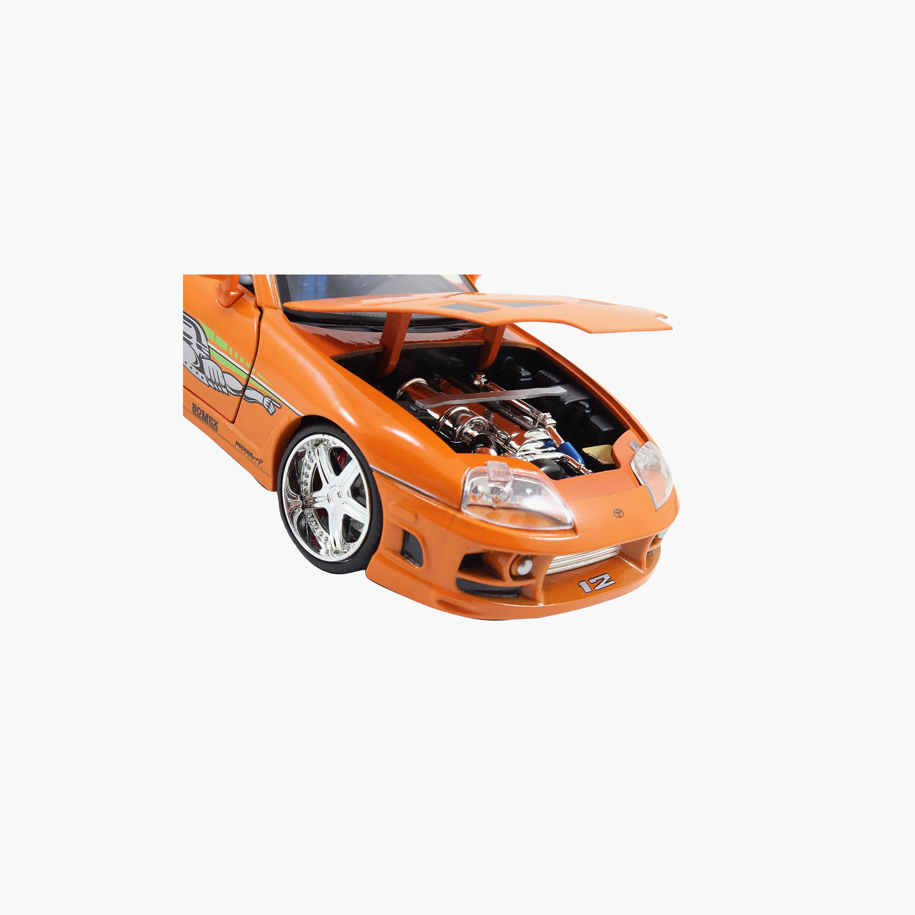 سيارة تويوتا سوبرا 1995 المعدنية الخاصة ببرايان من سلسلة فاست آند فيوريوس من جادا-toys-playvehicles-diecastcars-image-8