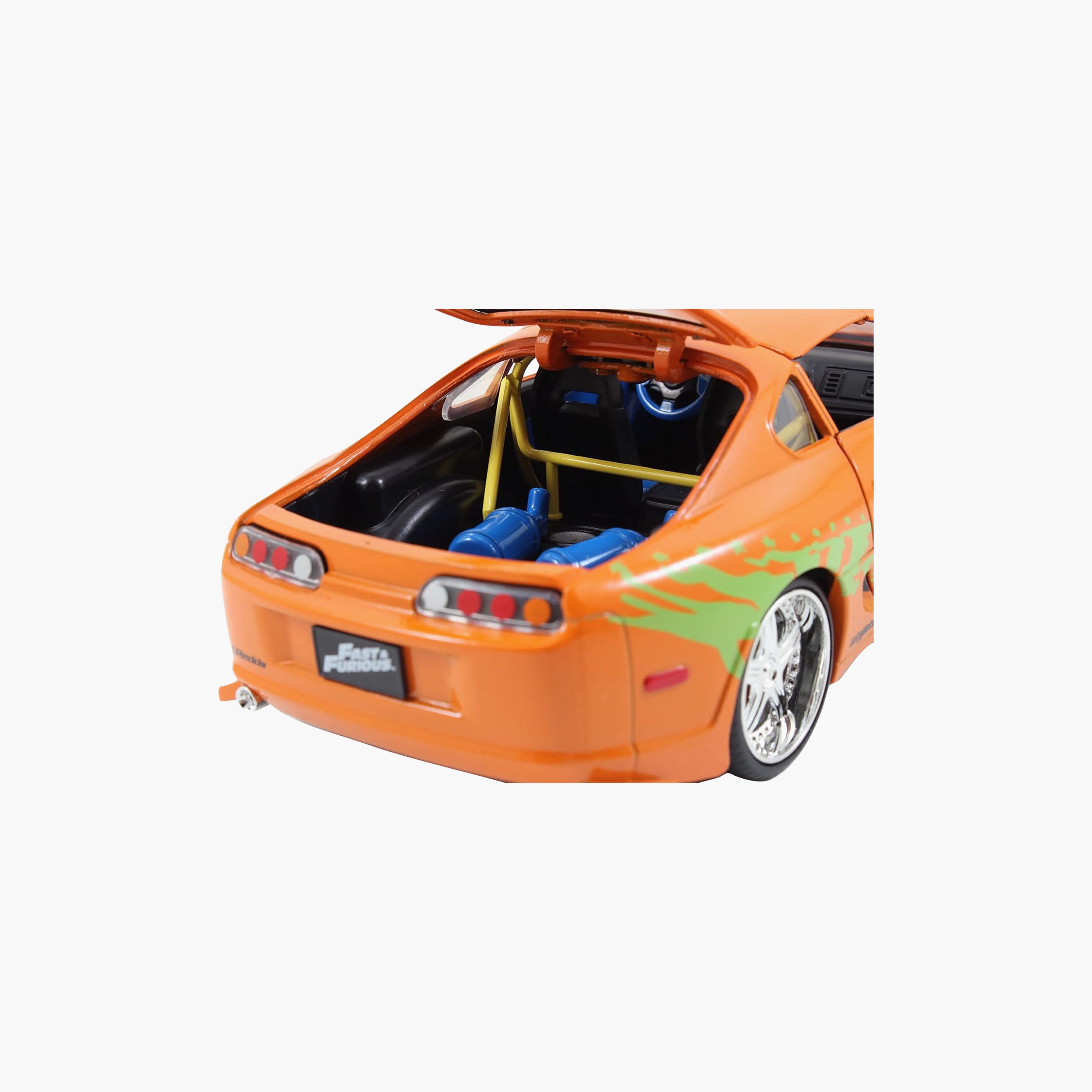 سيارة تويوتا سوبرا 1995 المعدنية الخاصة ببرايان من سلسلة فاست آند فيوريوس من جادا-toys-playvehicles-diecastcars-image-9