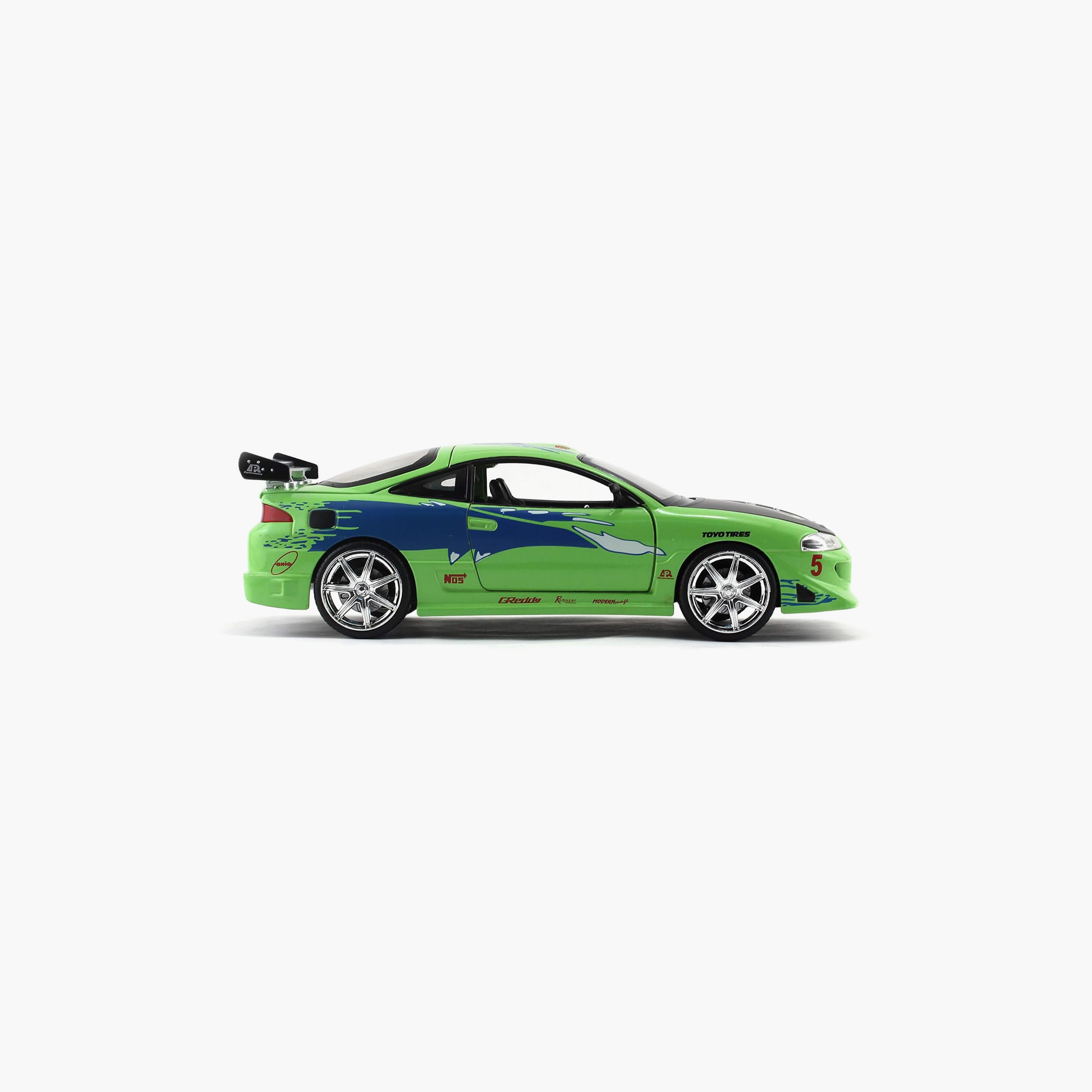 Jada Fast and Furious Brians 1995 Mitsubishi Eclipse Die Cast Toy Car-toys-playvehicles-diecastcars-image-3