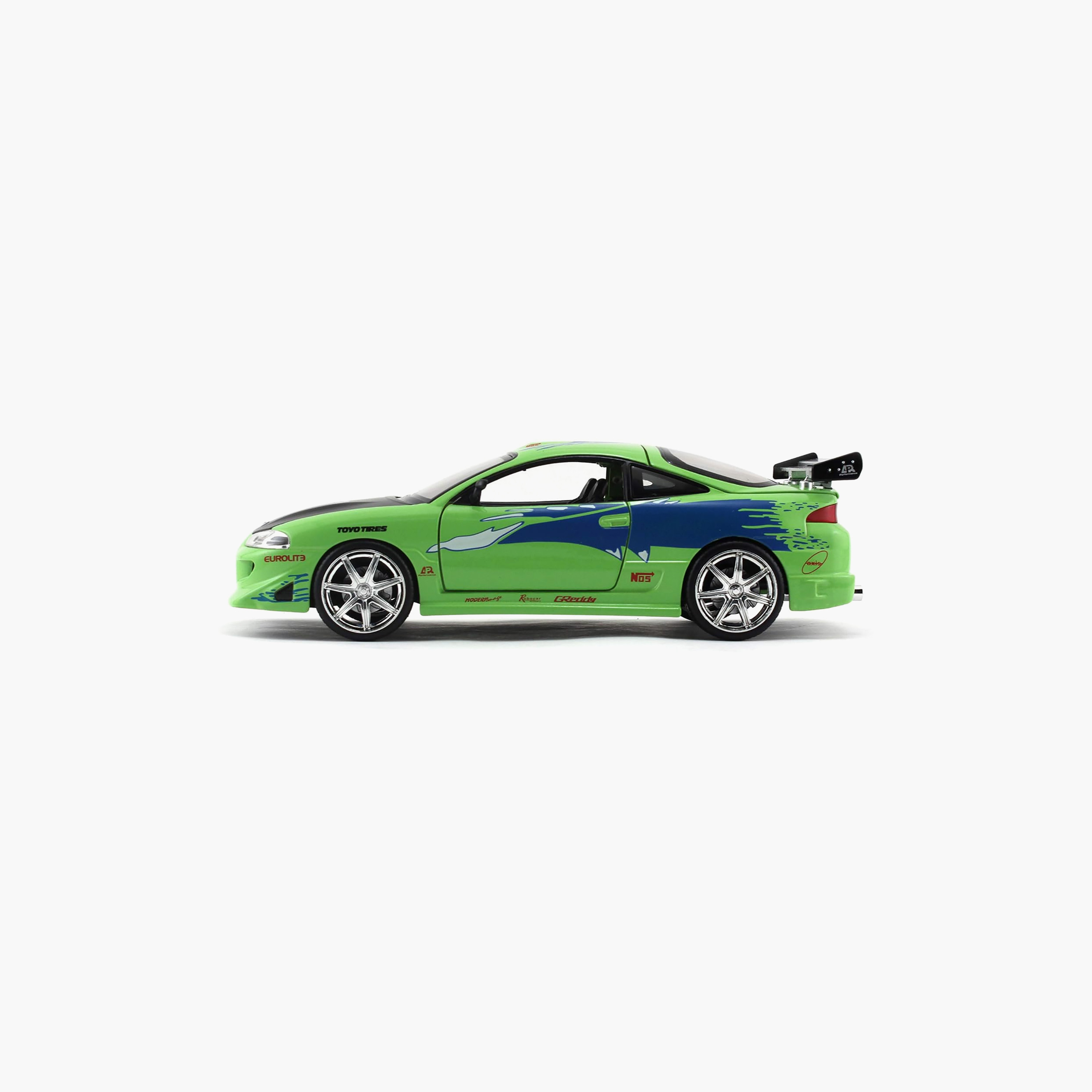 Jada Fast and Furious Brians 1995 Mitsubishi Eclipse Die Cast Toy Car-toys-playvehicles-diecastcars-image-4