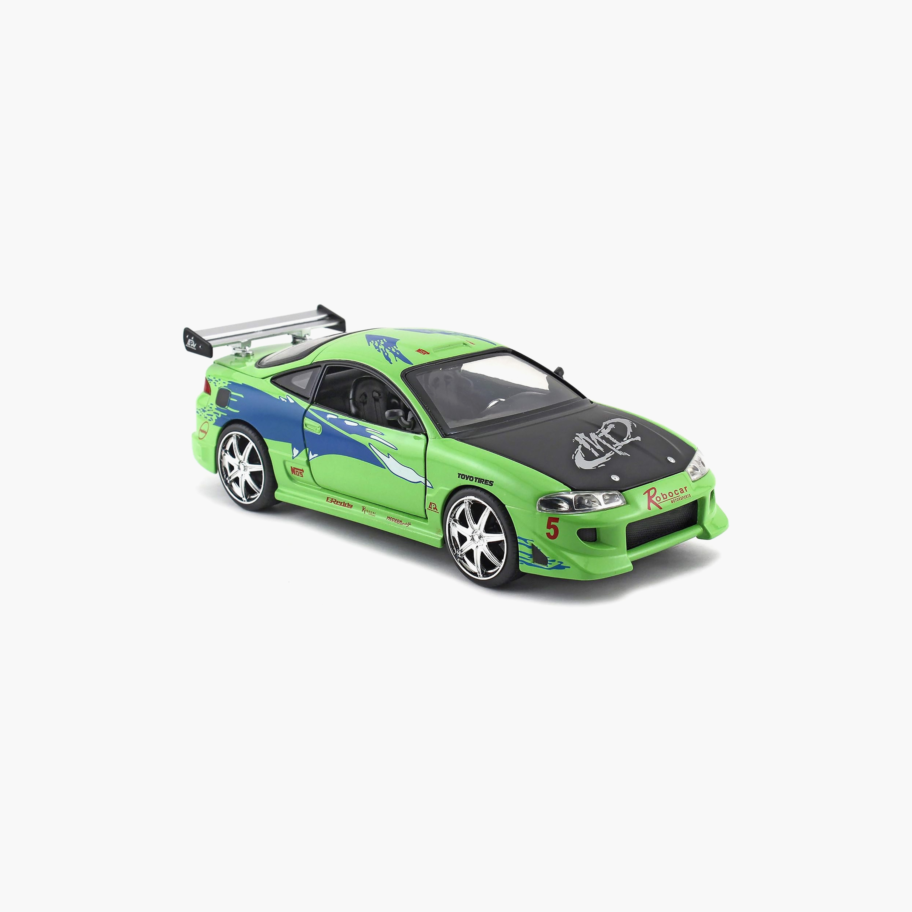 Jada Fast and Furious Brians 1995 Mitsubishi Eclipse Die Cast Toy Car-toys-playvehicles-diecastcars-image-7