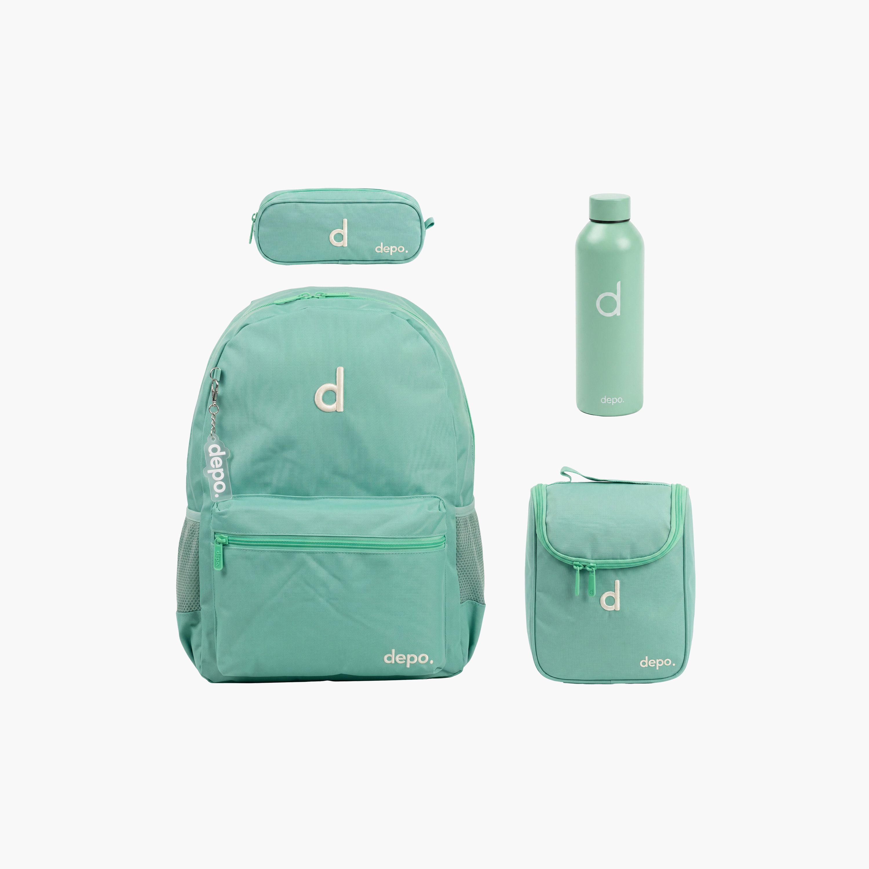 Depo High Kids 4-Piece School Backpack Set with Lunch Bag, Pencil Case & Water Bottle - 17 Inch-school-bagsandbackpacks-sets-image-7