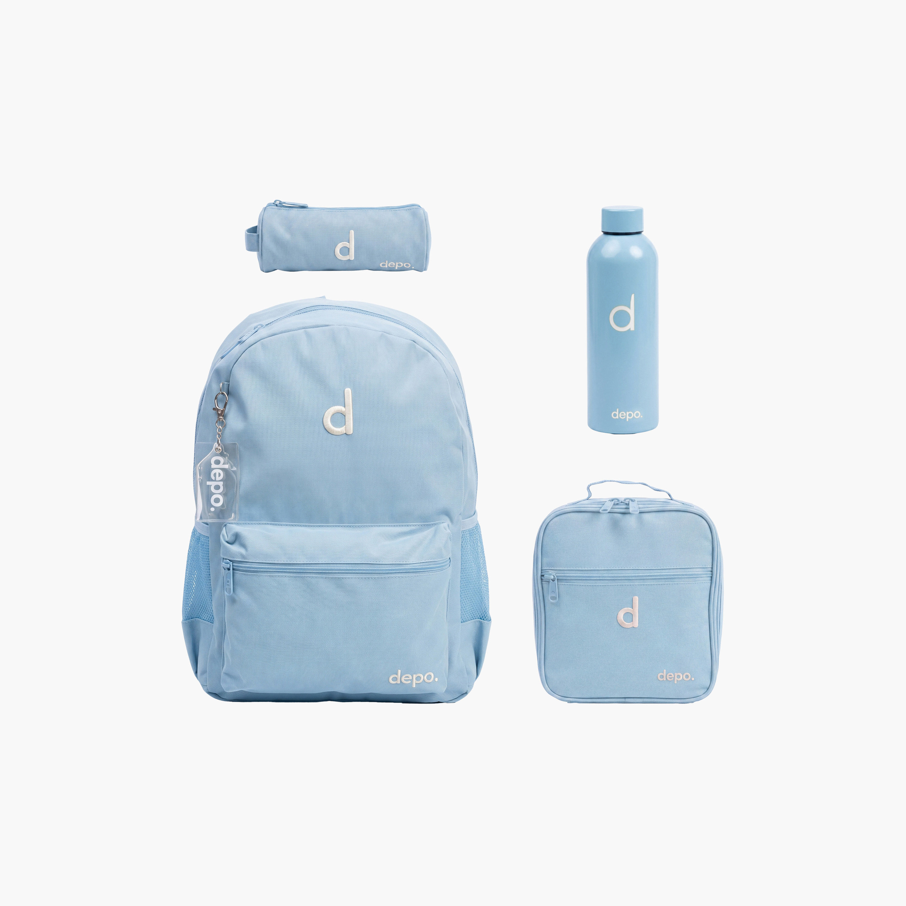 Depo High Kids 4-Piece School Backpack Set with Lunch Bag, Pencil Case & Water Bottle - 17 Inch-school-bagsandbackpacks-sets-image-7