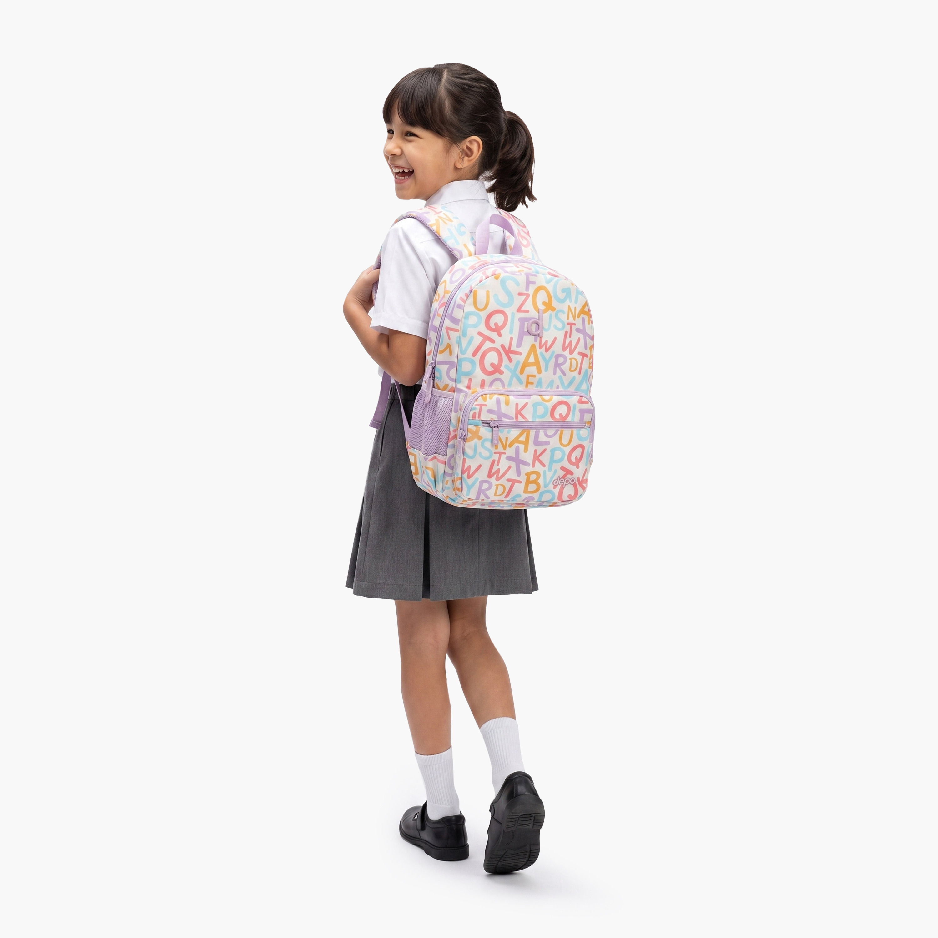 Depo High Kids 4-Piece School Backpack Set with Lunch Bag, Pencil Case & Water Bottle - 17 Inch-school-bagsandbackpacks-sets-image-6