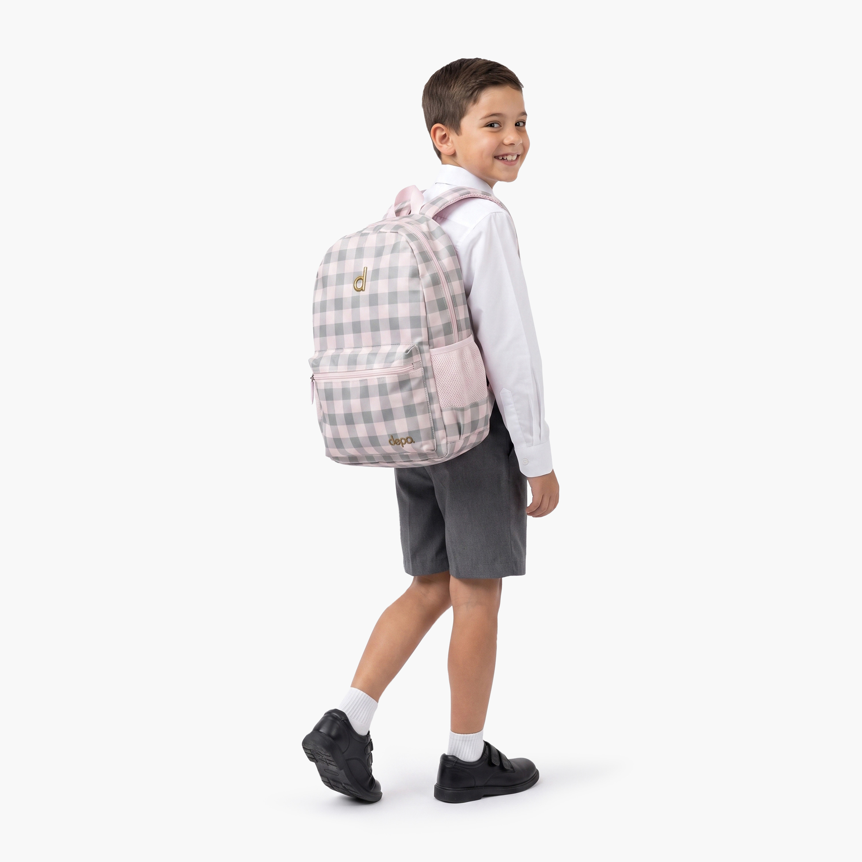 Depo High Kids 4-Piece School Backpack Set with Lunch Bag, Pencil Case & Water Bottle - 17 Inch-school-bagsandbackpacks-sets-image-6