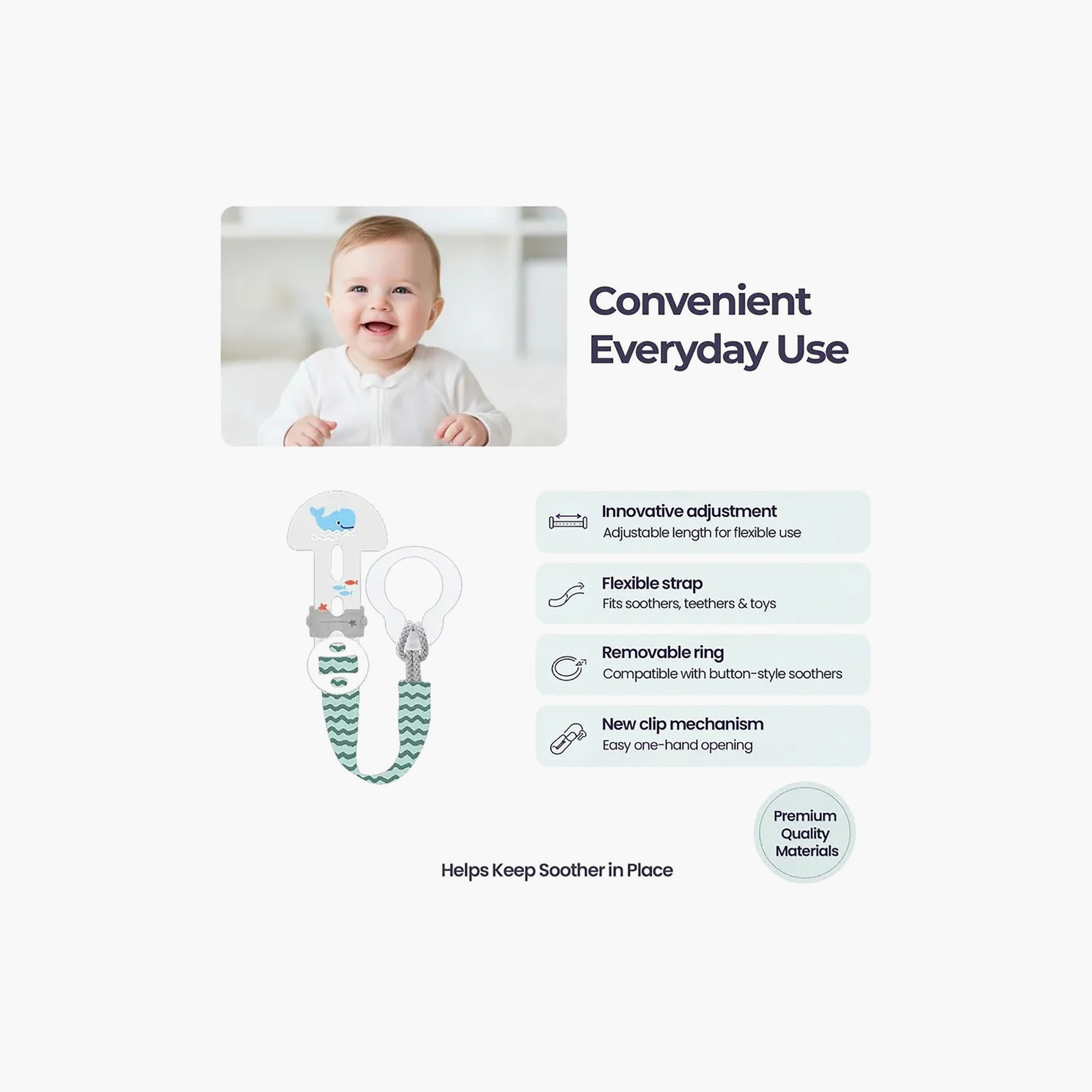 طقم مشبك لهاية للأطفال قطعتين مع علبة من مام - 0 شهر فأكثر-baby-feeding-pacifiers-image-6