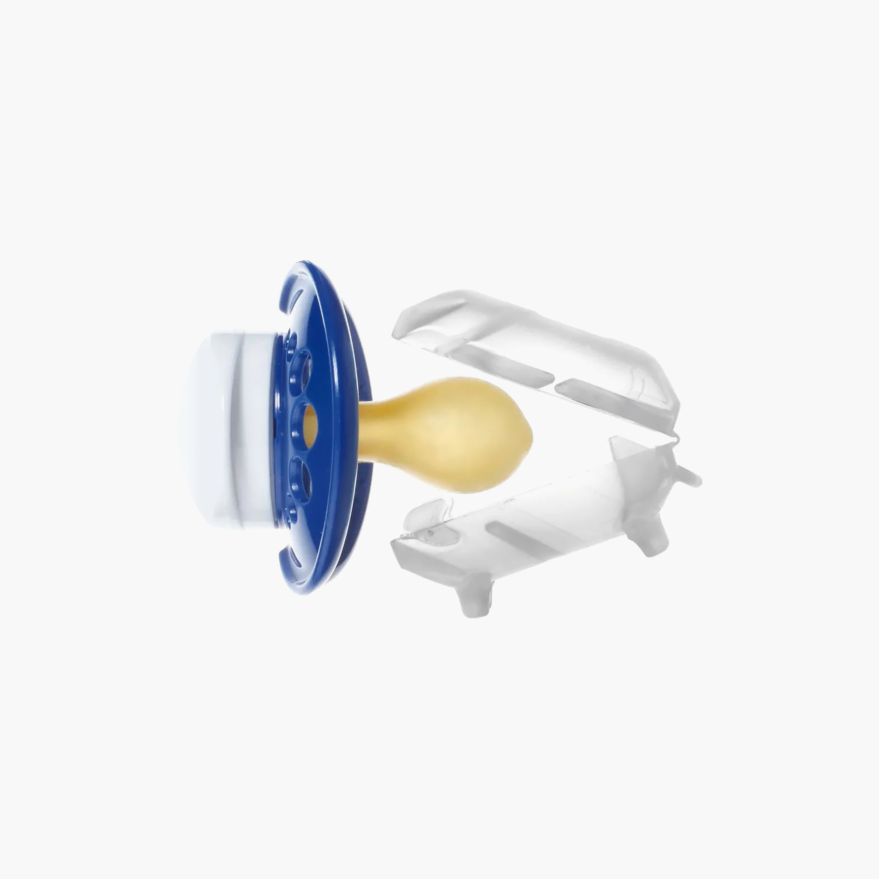طقم مشبك لهاية للأطفال قطعتين مع علبة من مام - 0 شهر فأكثر-baby-feeding-pacifiers-image-2