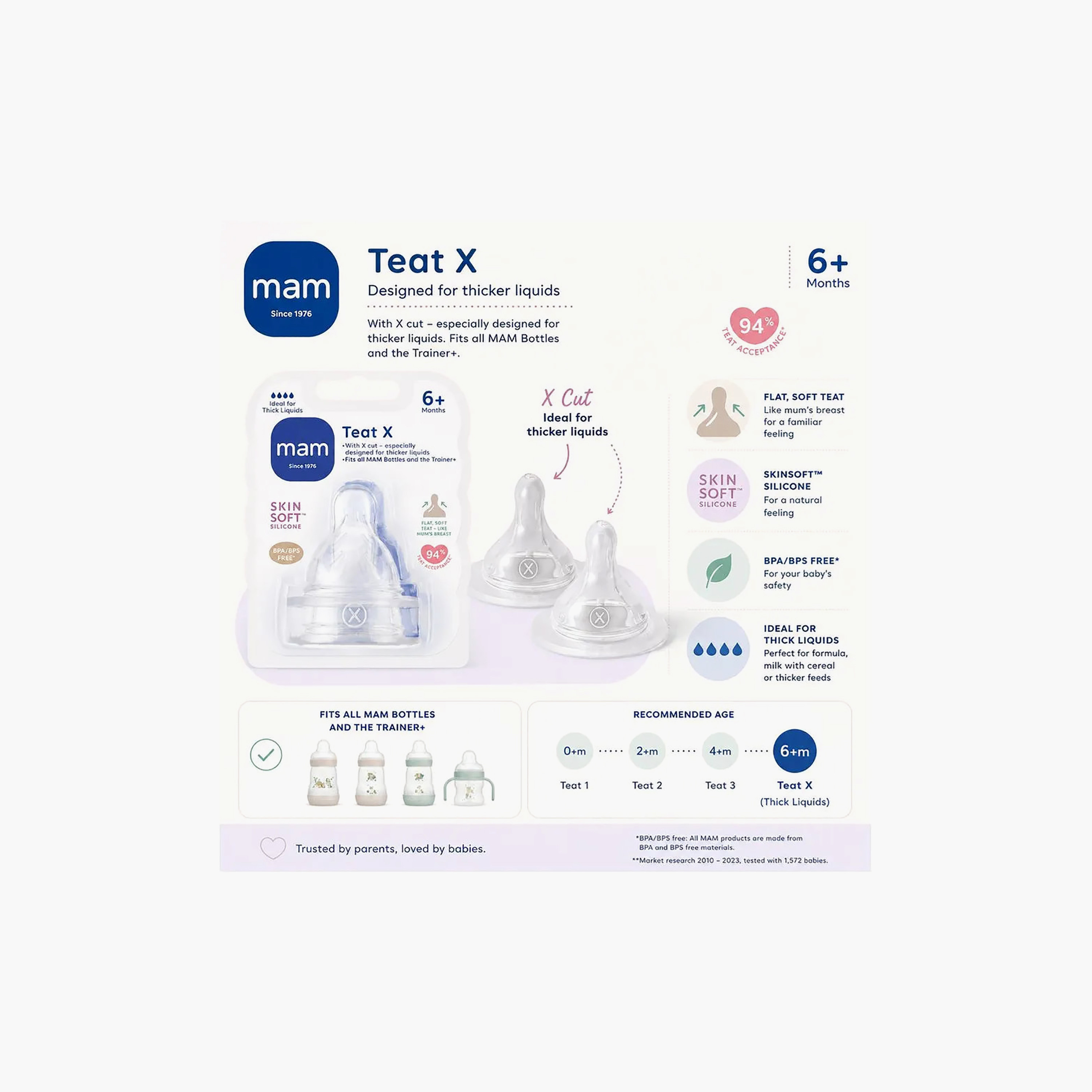 MAM Bottle Teats Size X, Extra Fast Flow Cross Cut, Pack of 2-baby-feeding-feedingbottles-bottlesandteats-image-7