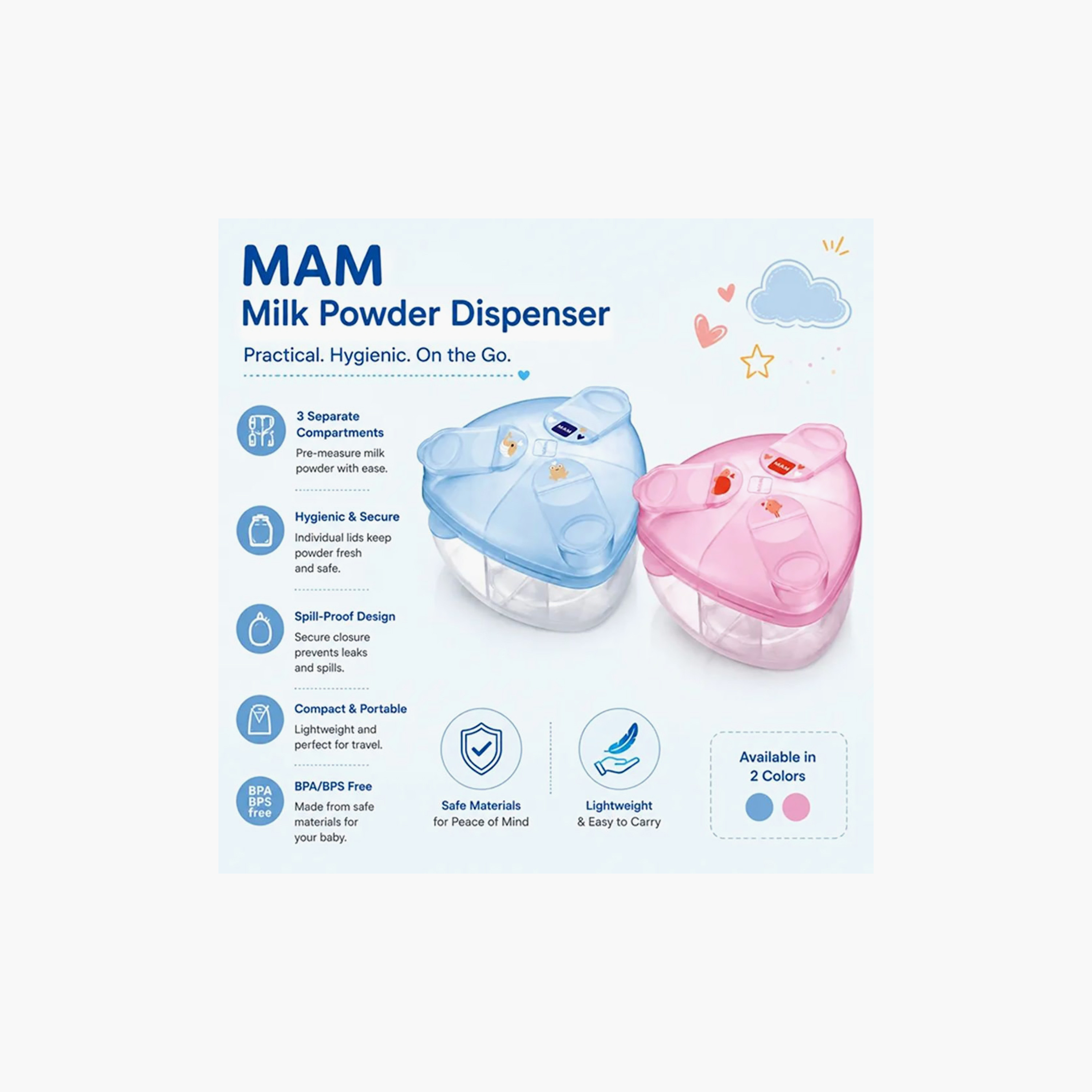 موزع حليب بودرة بـ 3 أقسام من مام-baby-feeding-accessories-image-4