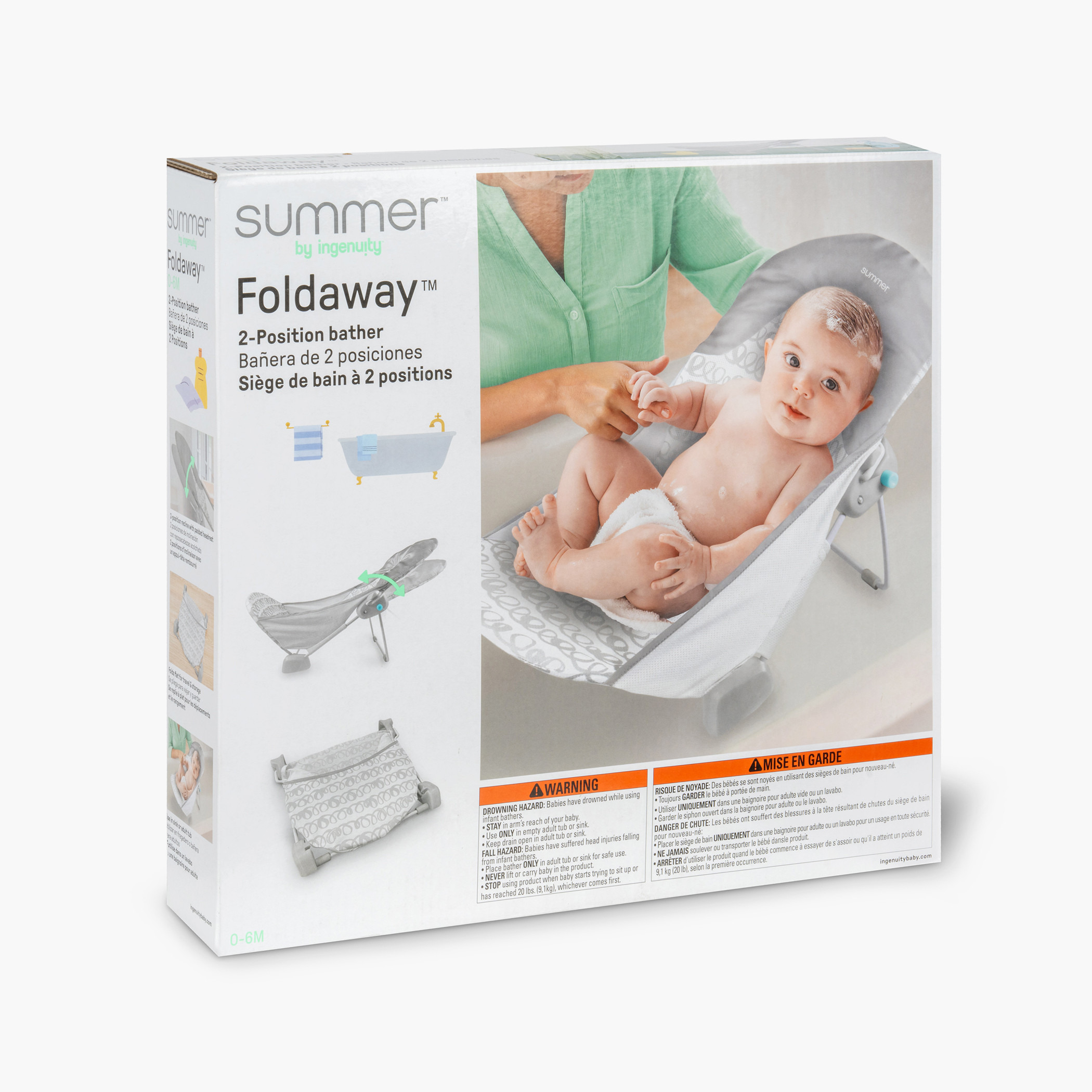 Ingenuity Foldaway 2-Position Baby Bather-beautyandpersonalcare-babycare-bathaccessories-image-18