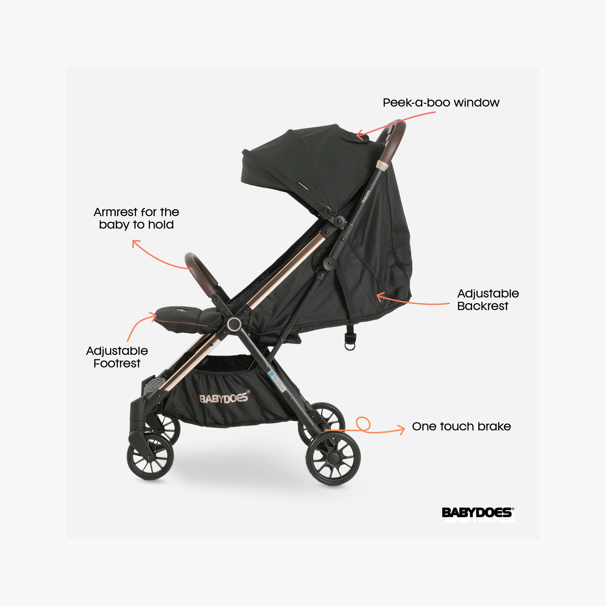 عربة أطفال بنظام طي تلقائي وبمصد قابل للفصل من بابيدوز فابورز-baby-gear-strollersandprams-strollers-image-9