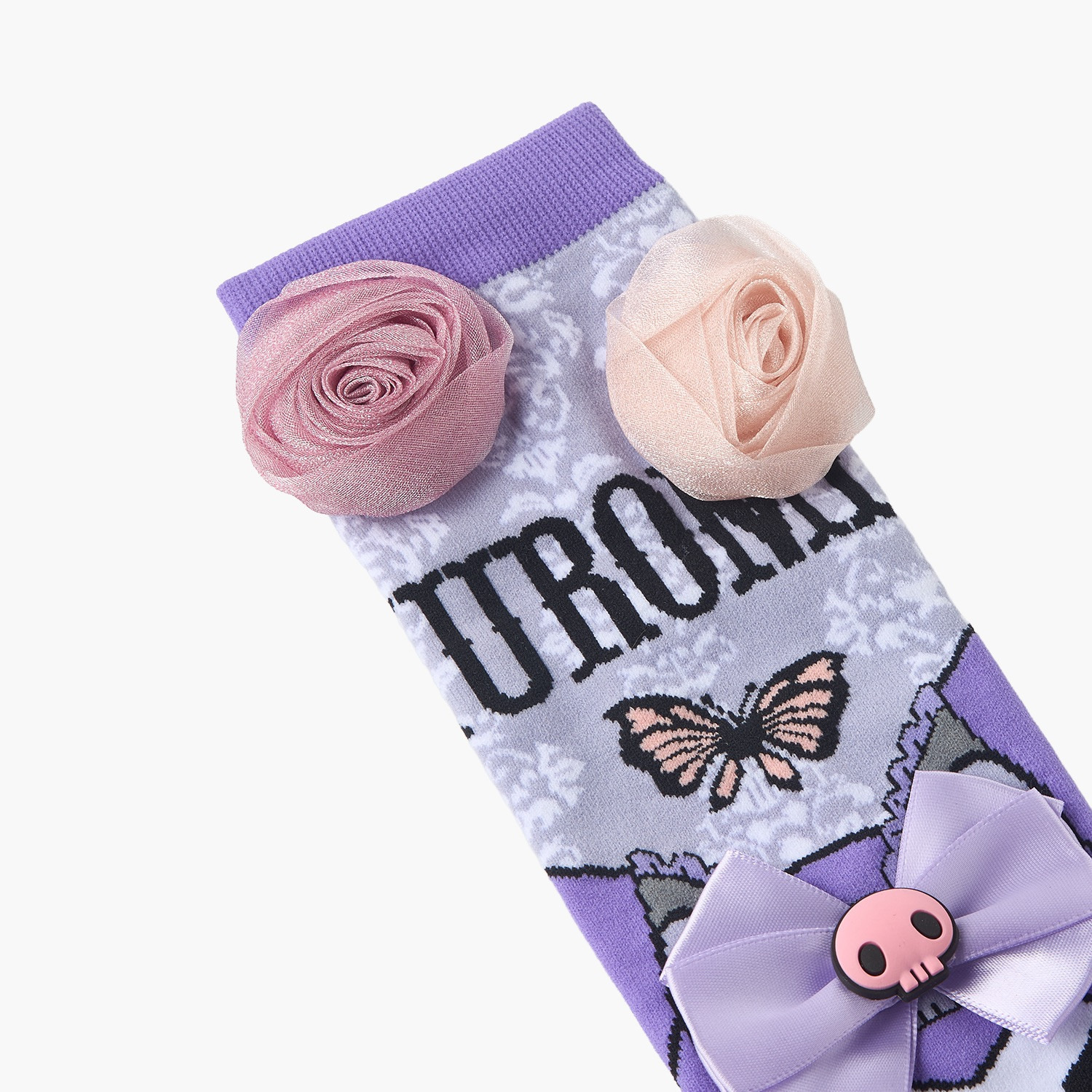 جورب بطول متوسط وطبعات كورومي للبنات من سانريو-girls-accessories-socks-image-3