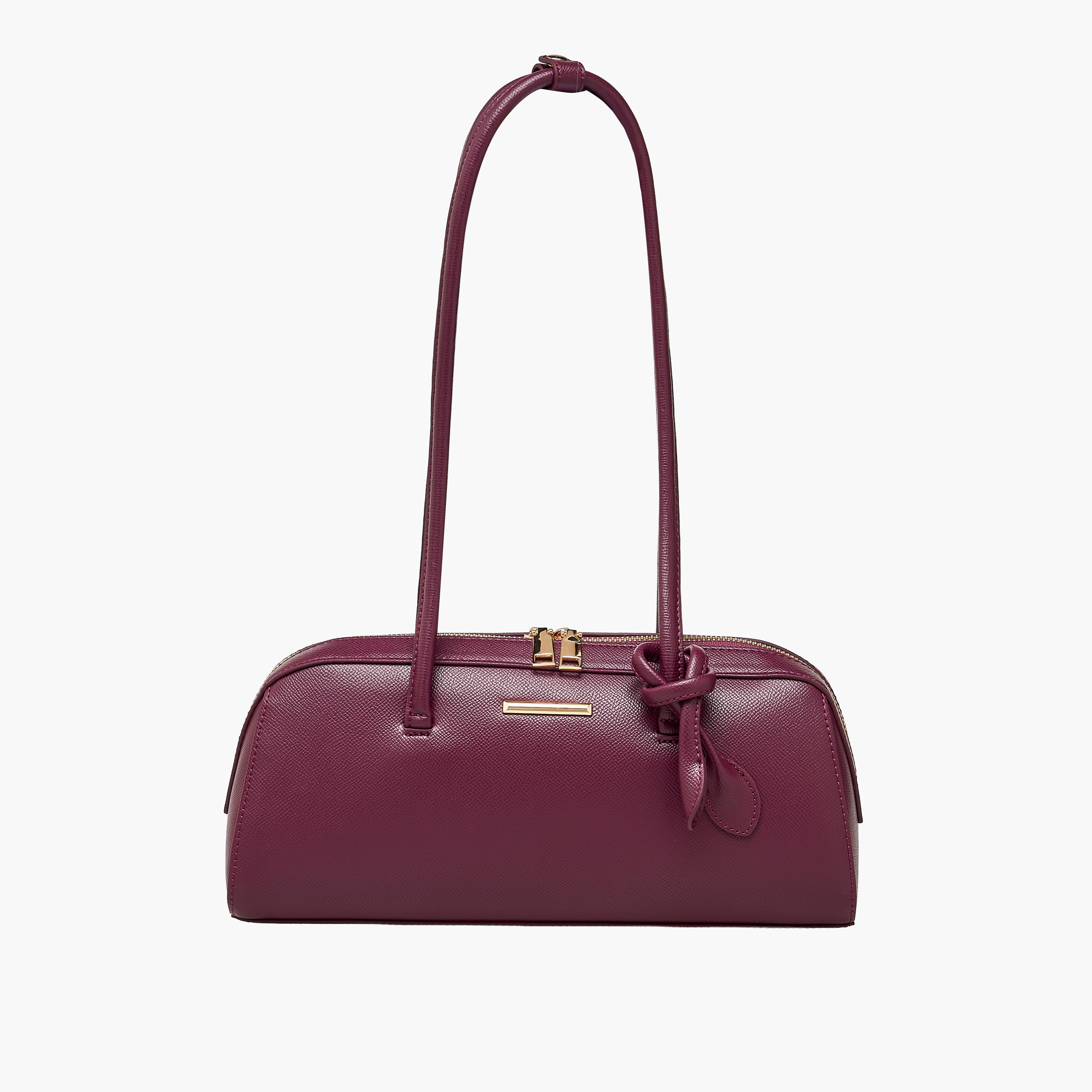 شنطة كتف بارزة الملمس بمقبض مزدوج من ساشا-women-bagsandwallets-handbags-image-1