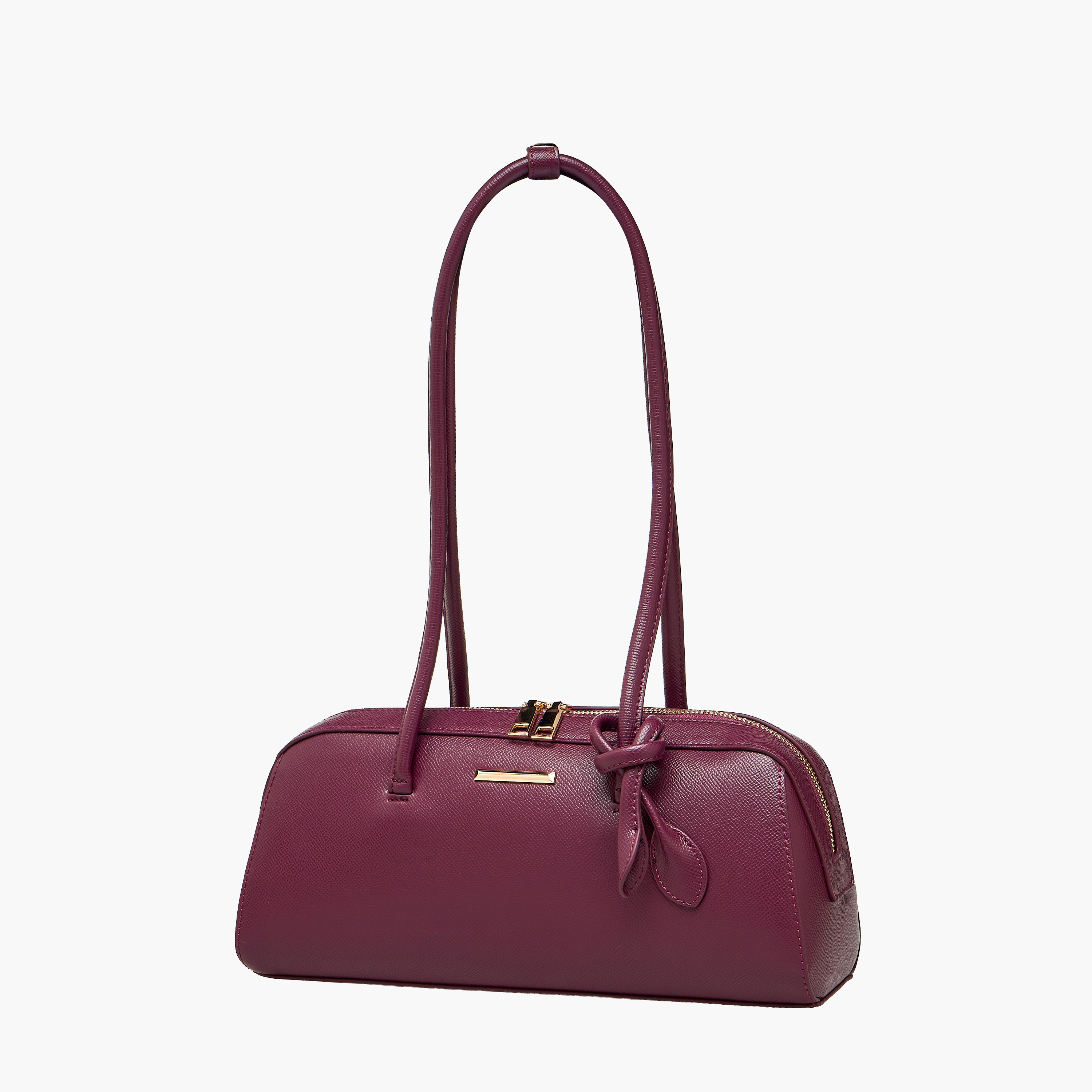 شنطة كتف بارزة الملمس بمقبض مزدوج من ساشا-women-bagsandwallets-handbags-image-2